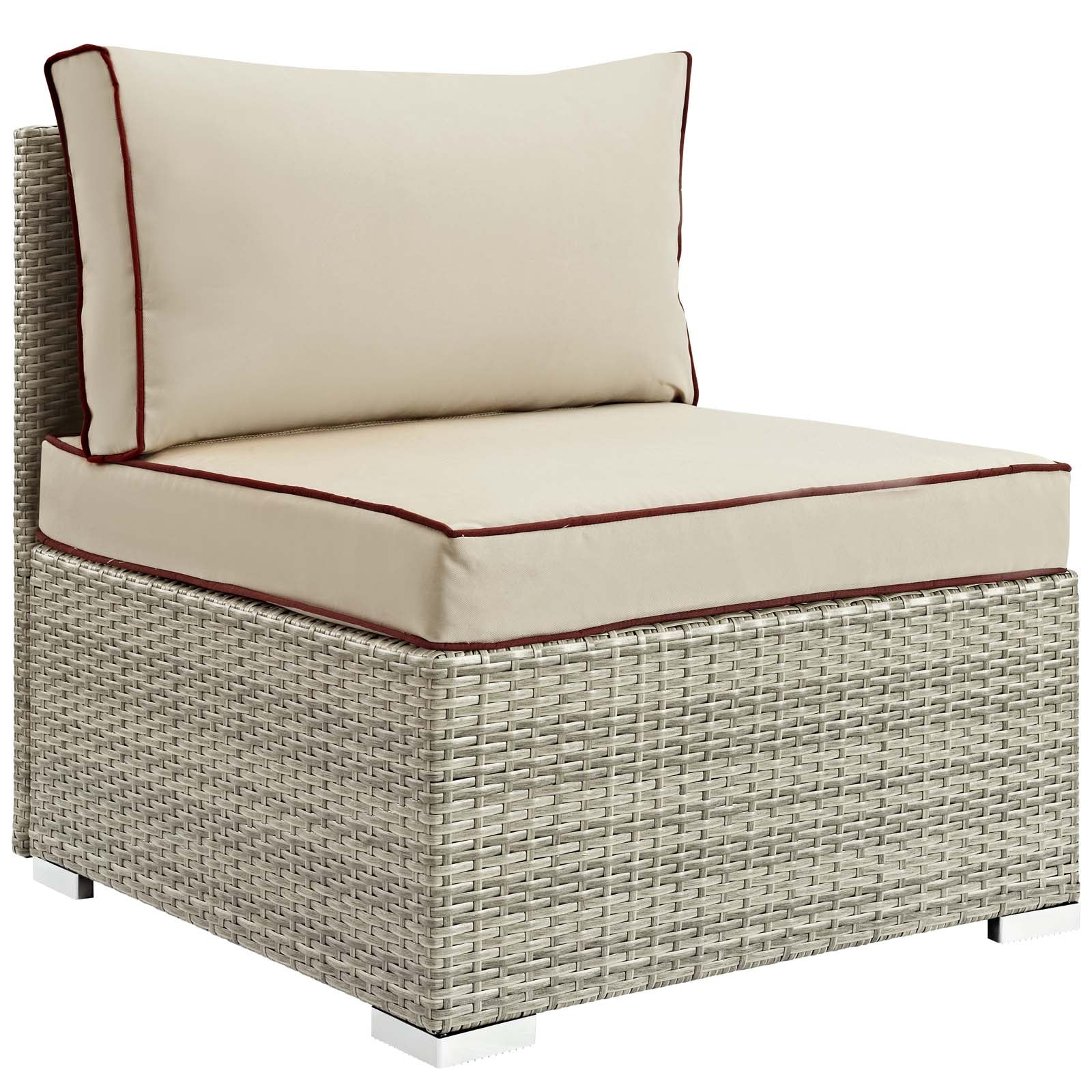 Repose Outdoor Patio Armless Chair - East Shore Modern Home Furnishings