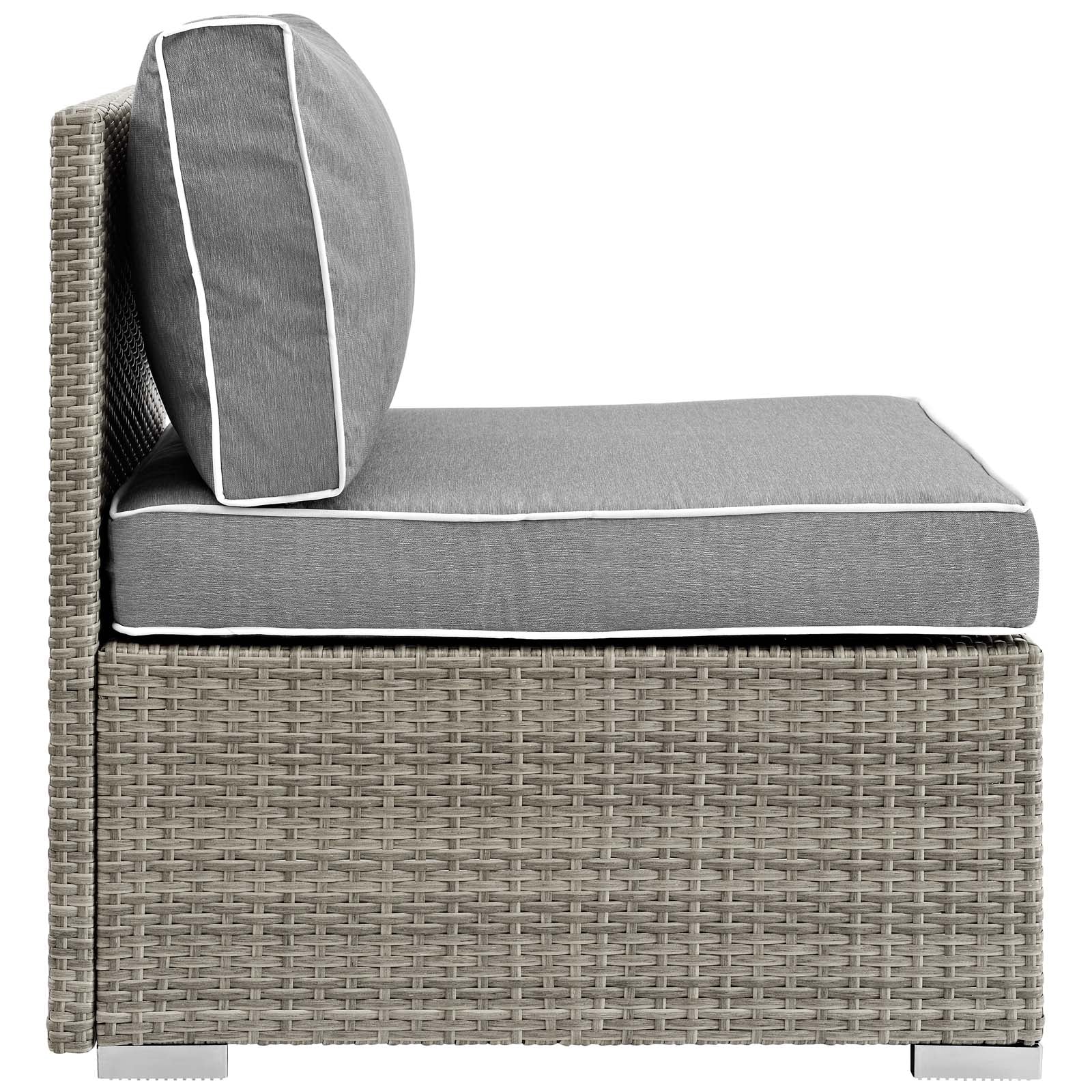 Repose Outdoor Patio Armless Chair - East Shore Modern Home Furnishings