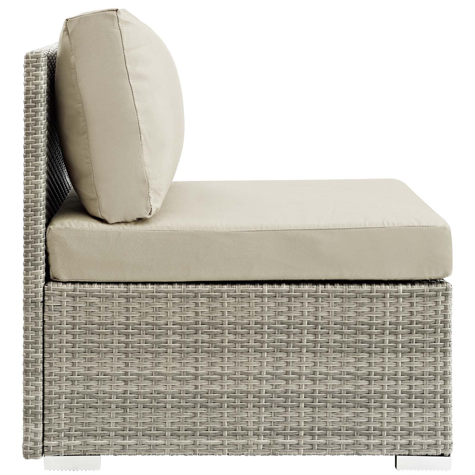 Repose Sunbrella® Fabric Outdoor Patio Armless Chair