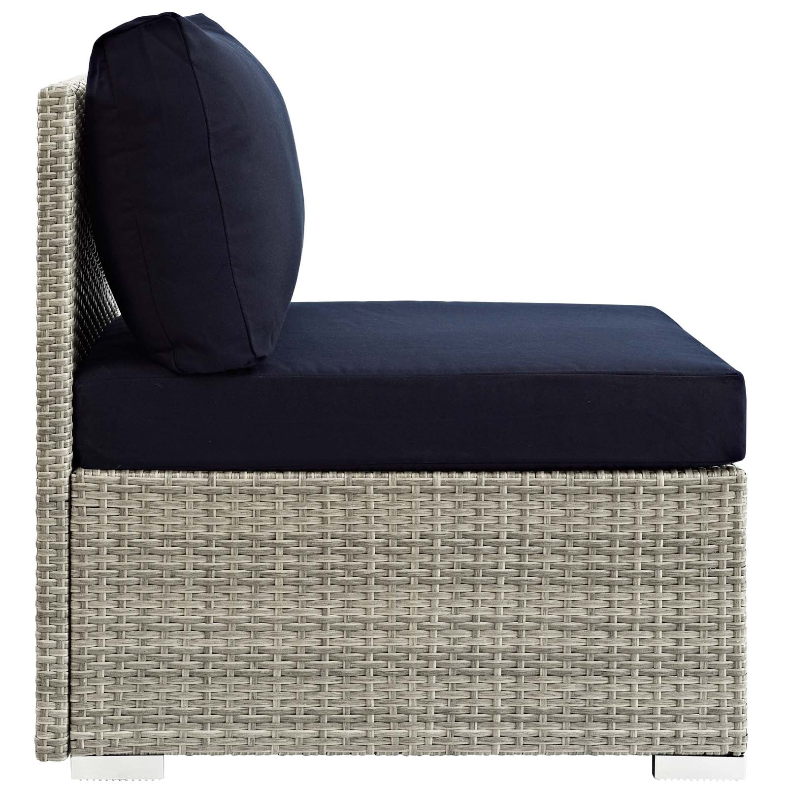 Repose Sunbrella® Fabric Outdoor Patio Armless Chair
