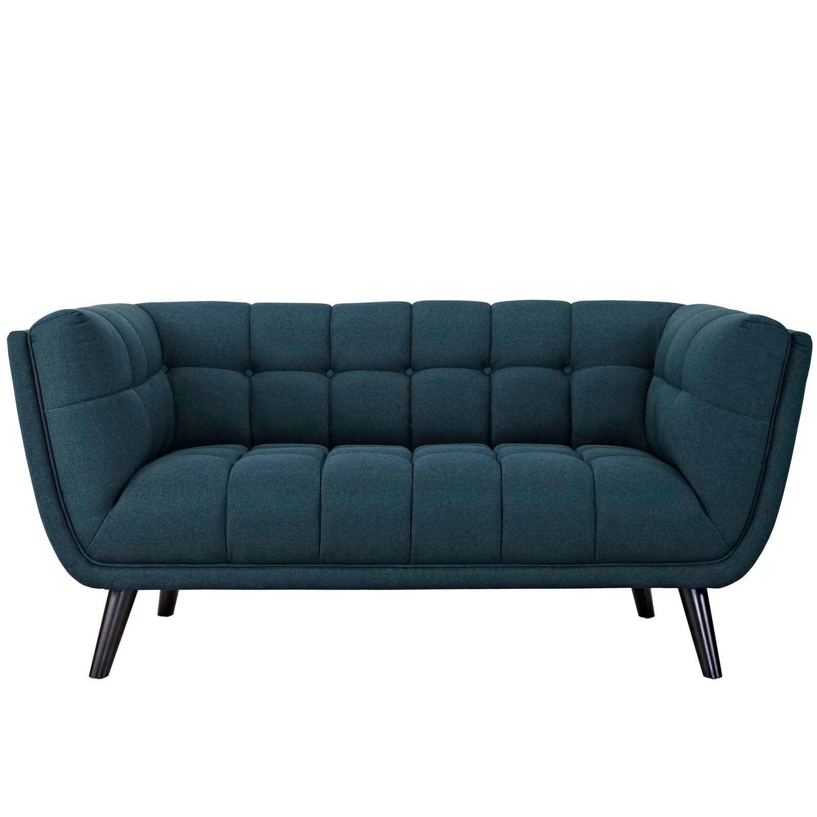 Bestow 2 Piece Upholstered Fabric Sofa and Loveseat Set - East Shore Modern Home Furnishings