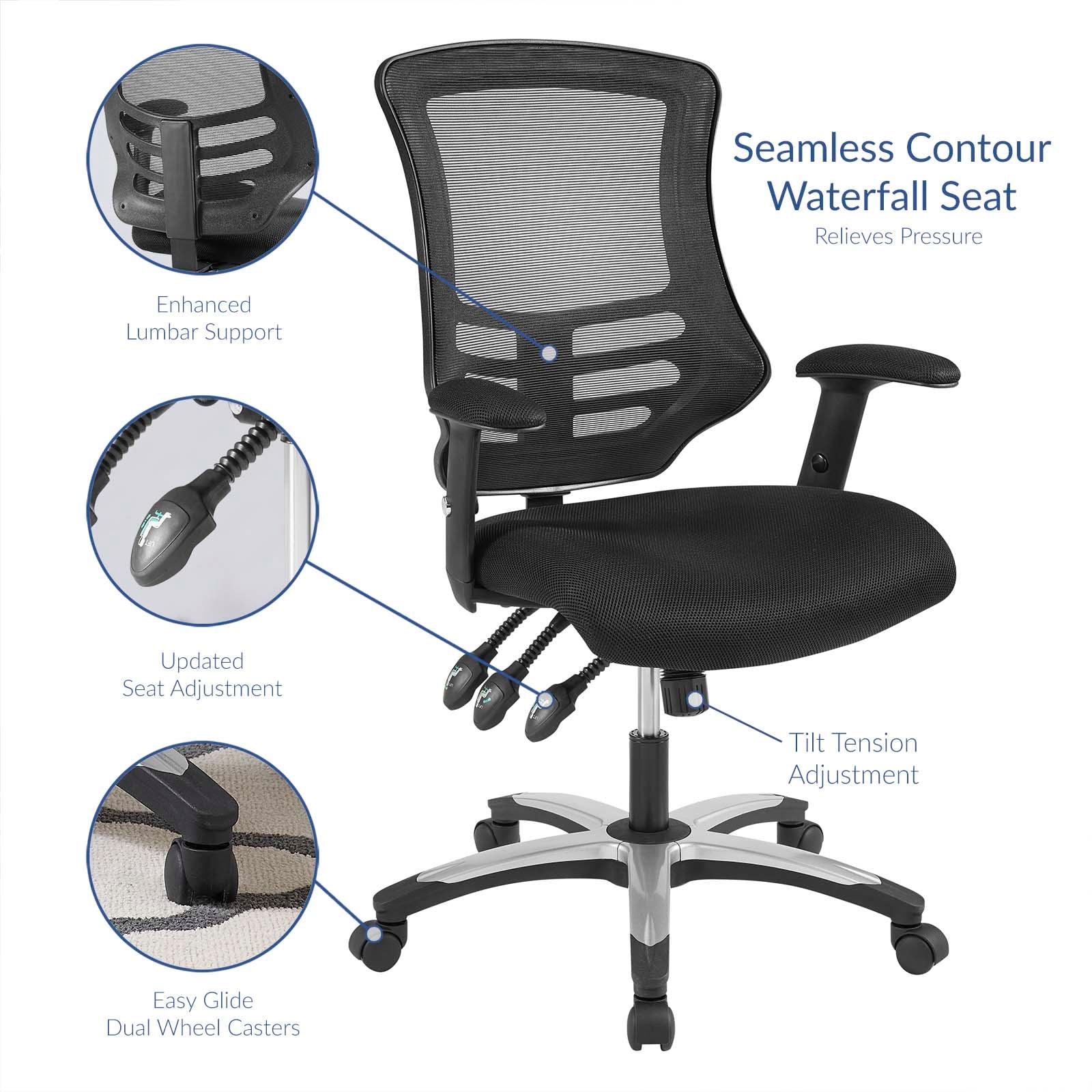 Calibrate Mesh Office Chair - East Shore Modern Home Furnishings