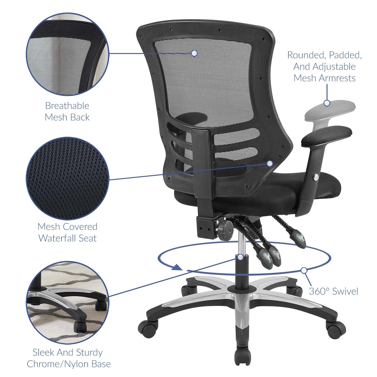 Calibrate Mesh Office Chair - East Shore Modern Home Furnishings