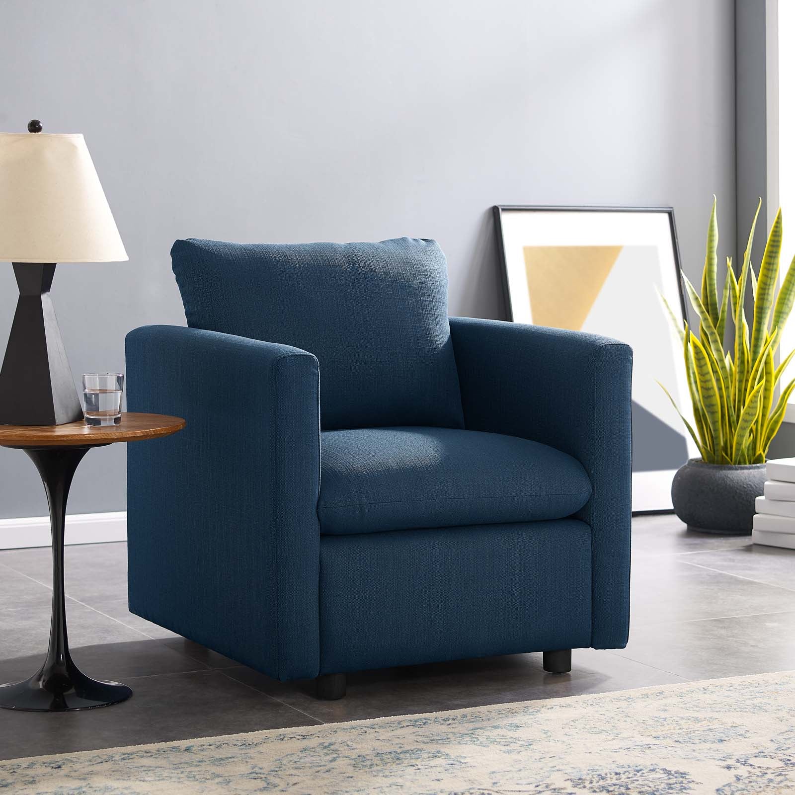 Activate Upholstered Fabric Armchair - East Shore Modern Home Furnishings