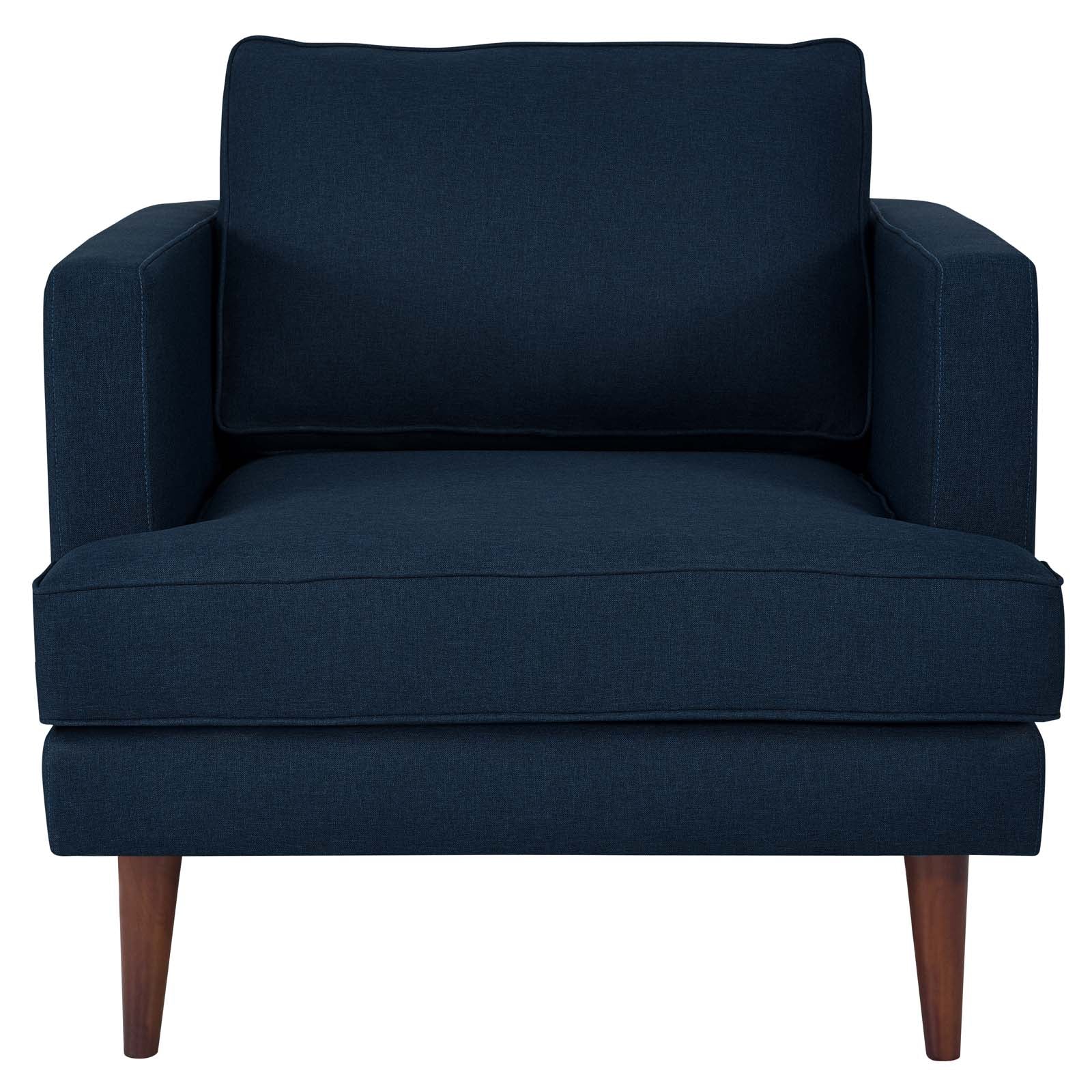 Agile Upholstered Fabric Armchair