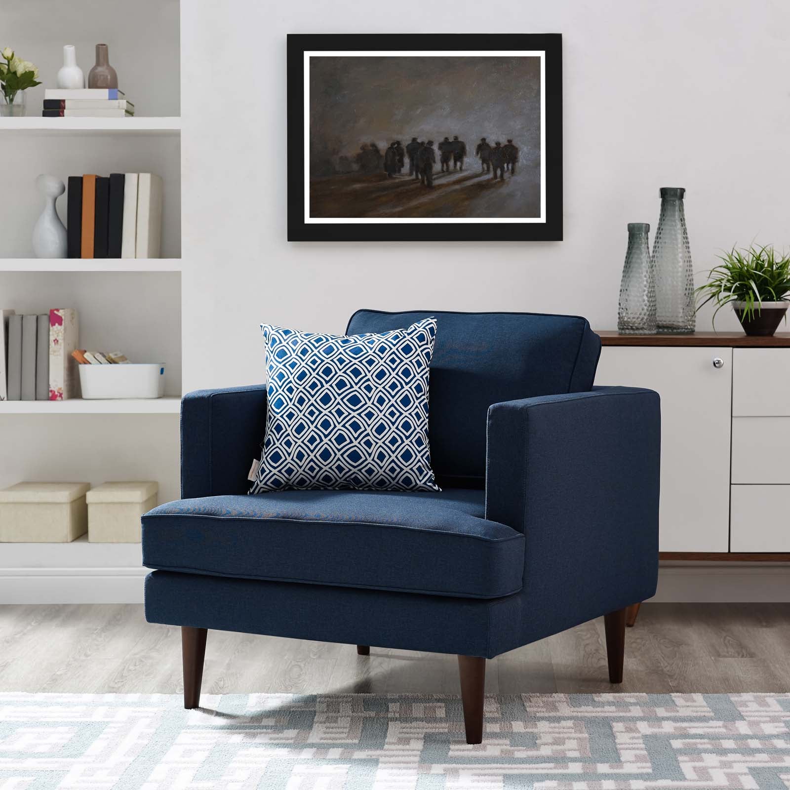 Agile Upholstered Fabric Armchair - East Shore Modern Home Furnishings