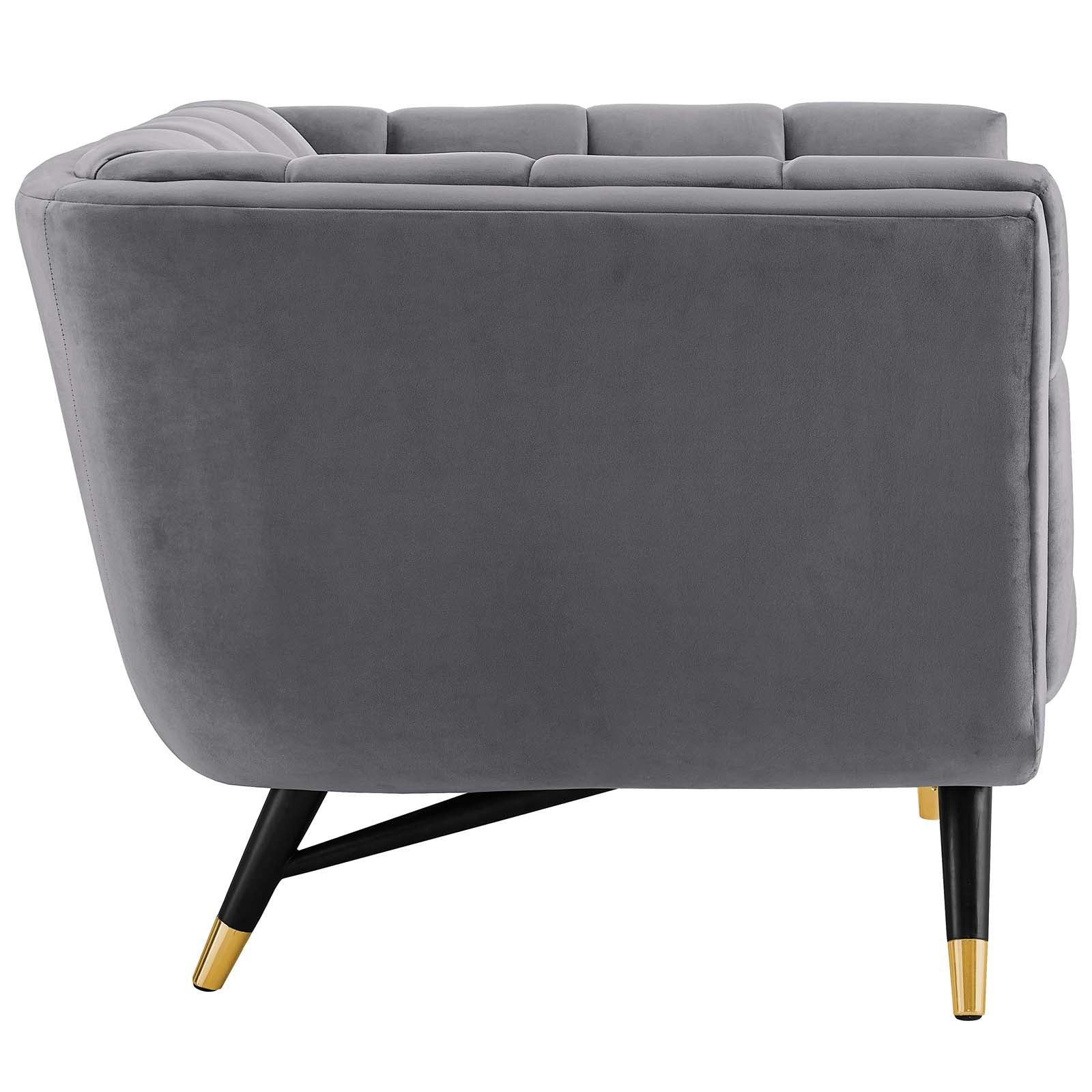 Adept Performance Velvet Armchair - East Shore Modern Home Furnishings