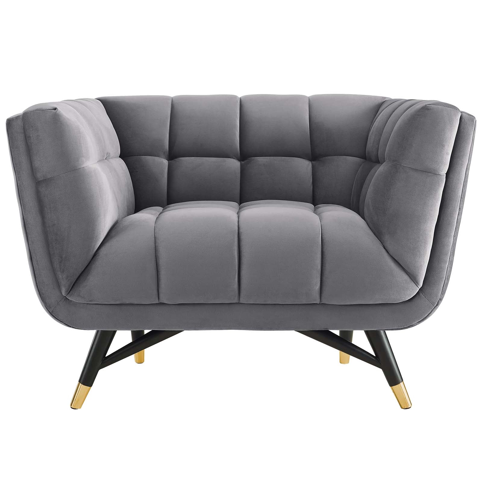 Adept Performance Velvet Armchair - East Shore Modern Home Furnishings