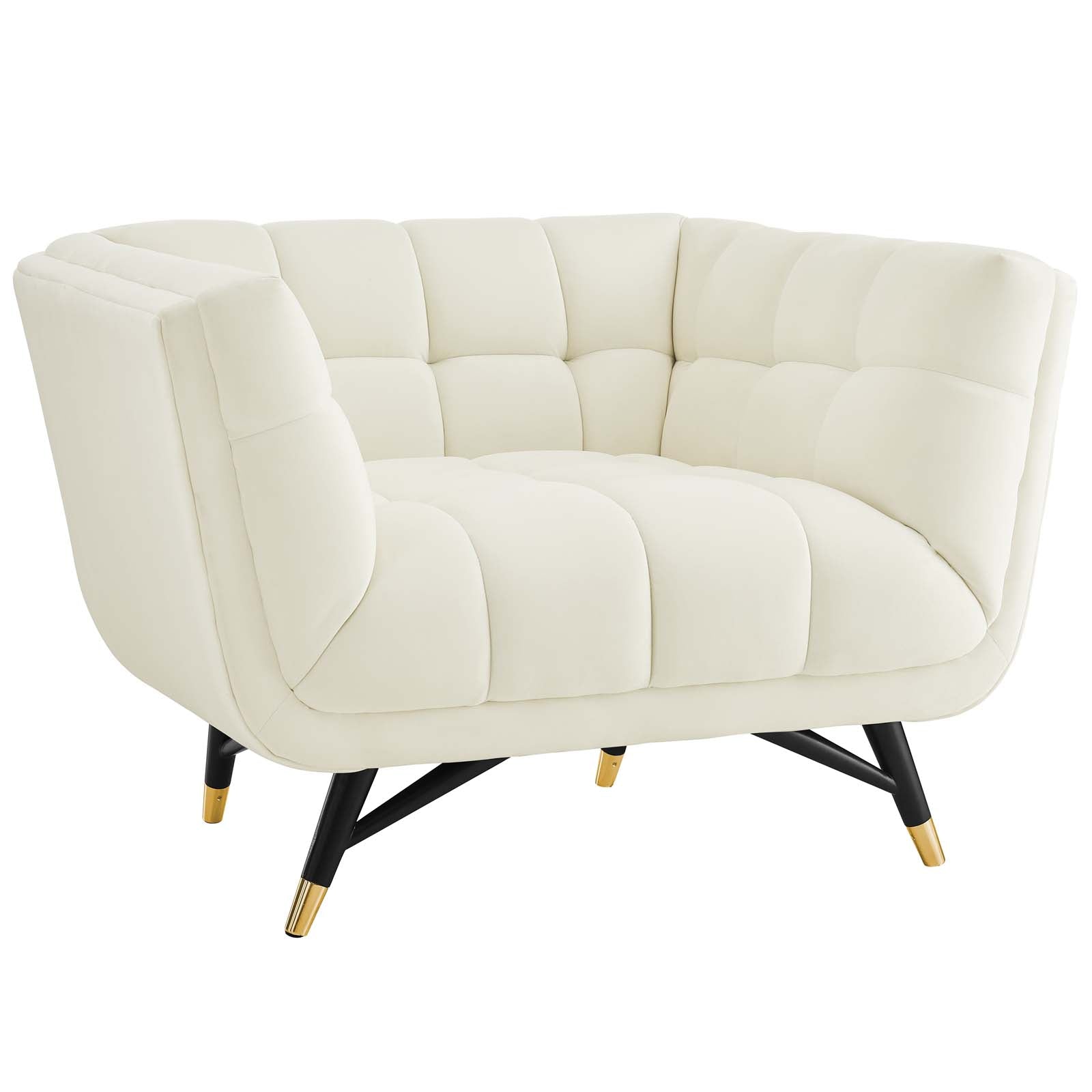 Adept Performance Velvet Armchair - East Shore Modern Home Furnishings