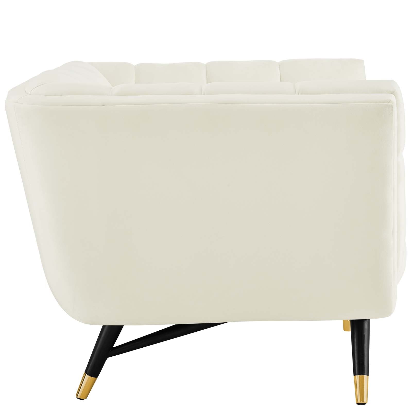 Adept Performance Velvet Armchair - East Shore Modern Home Furnishings