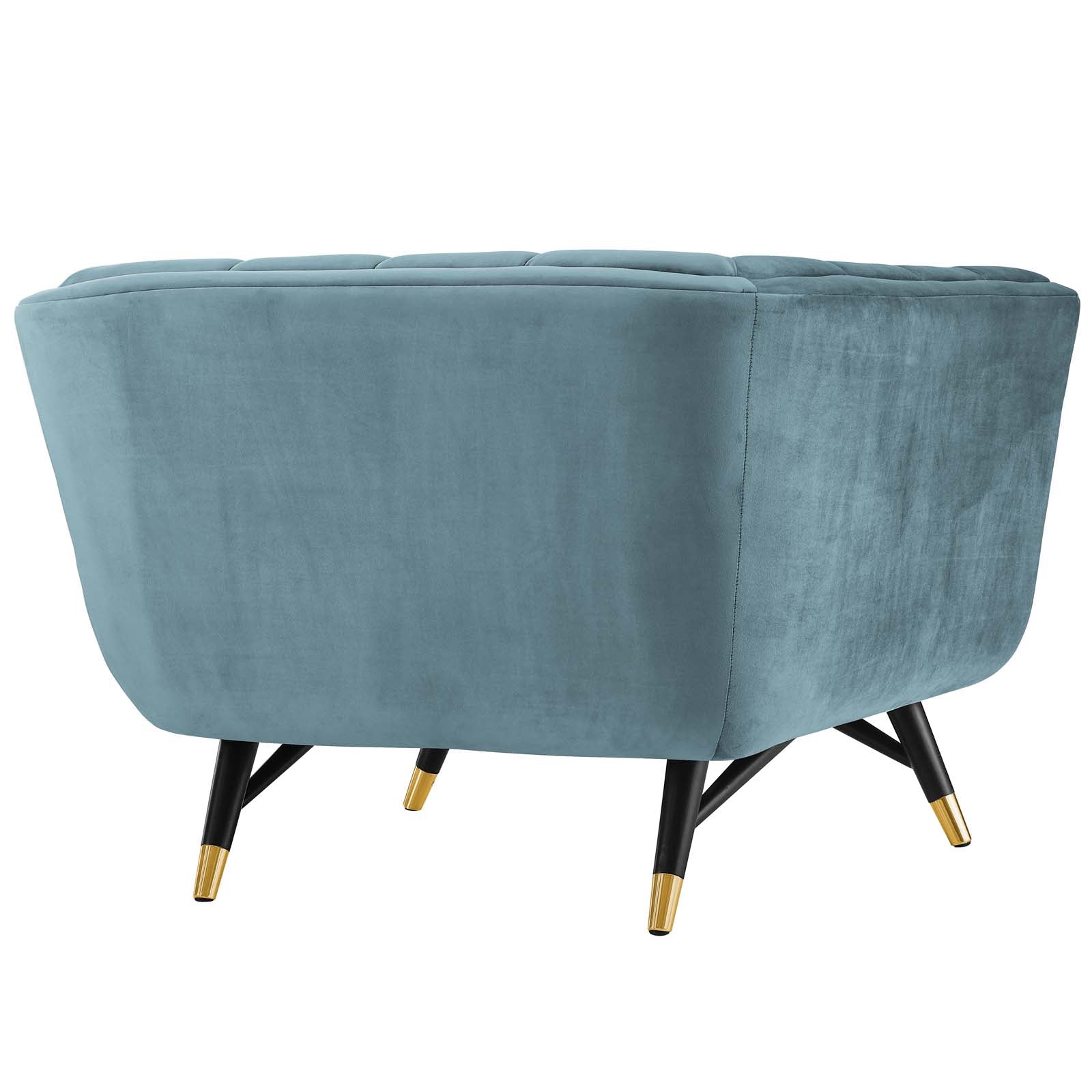 Adept Performance Velvet Armchair - East Shore Modern Home Furnishings