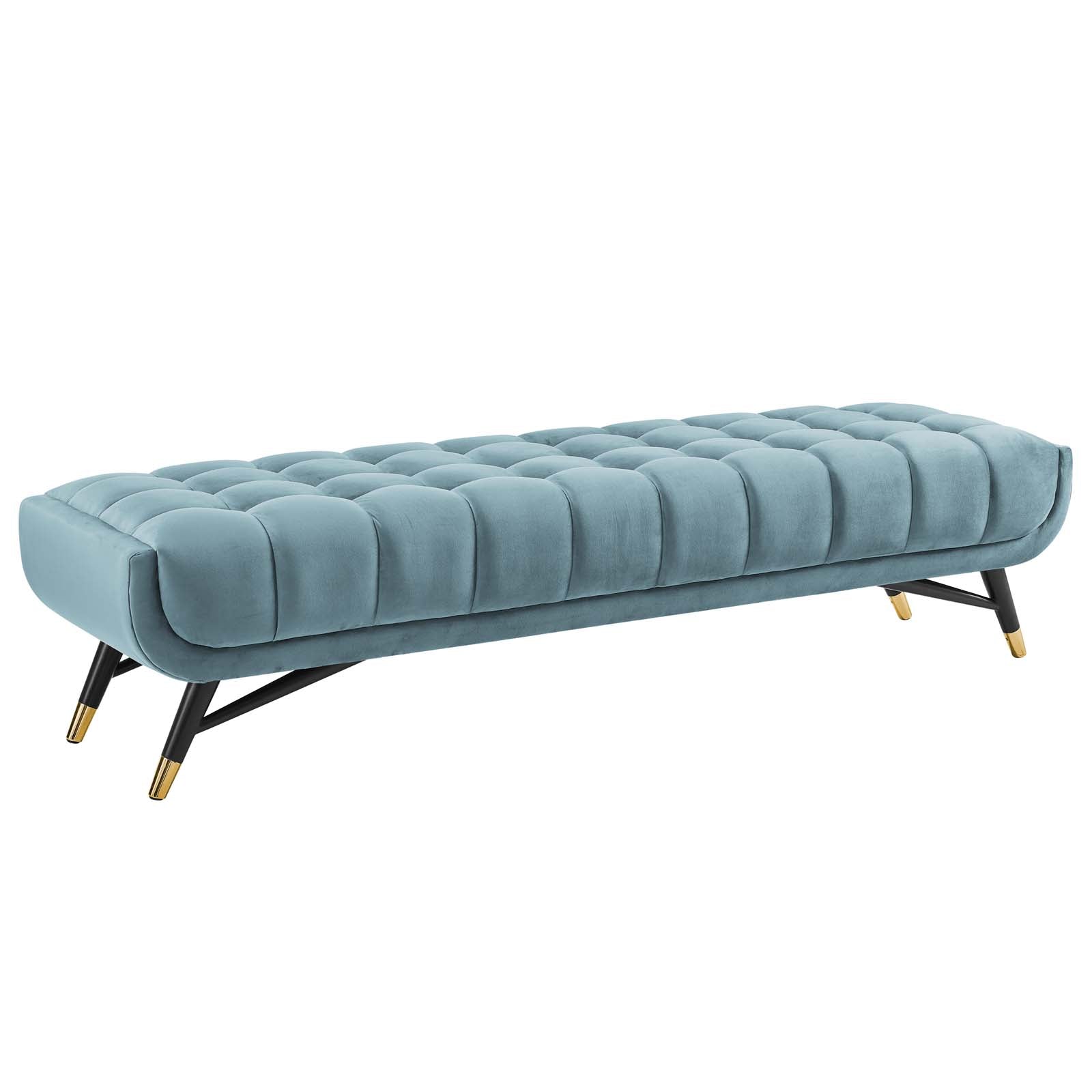 Adept Performance Velvet Bench - East Shore Modern Home Furnishings