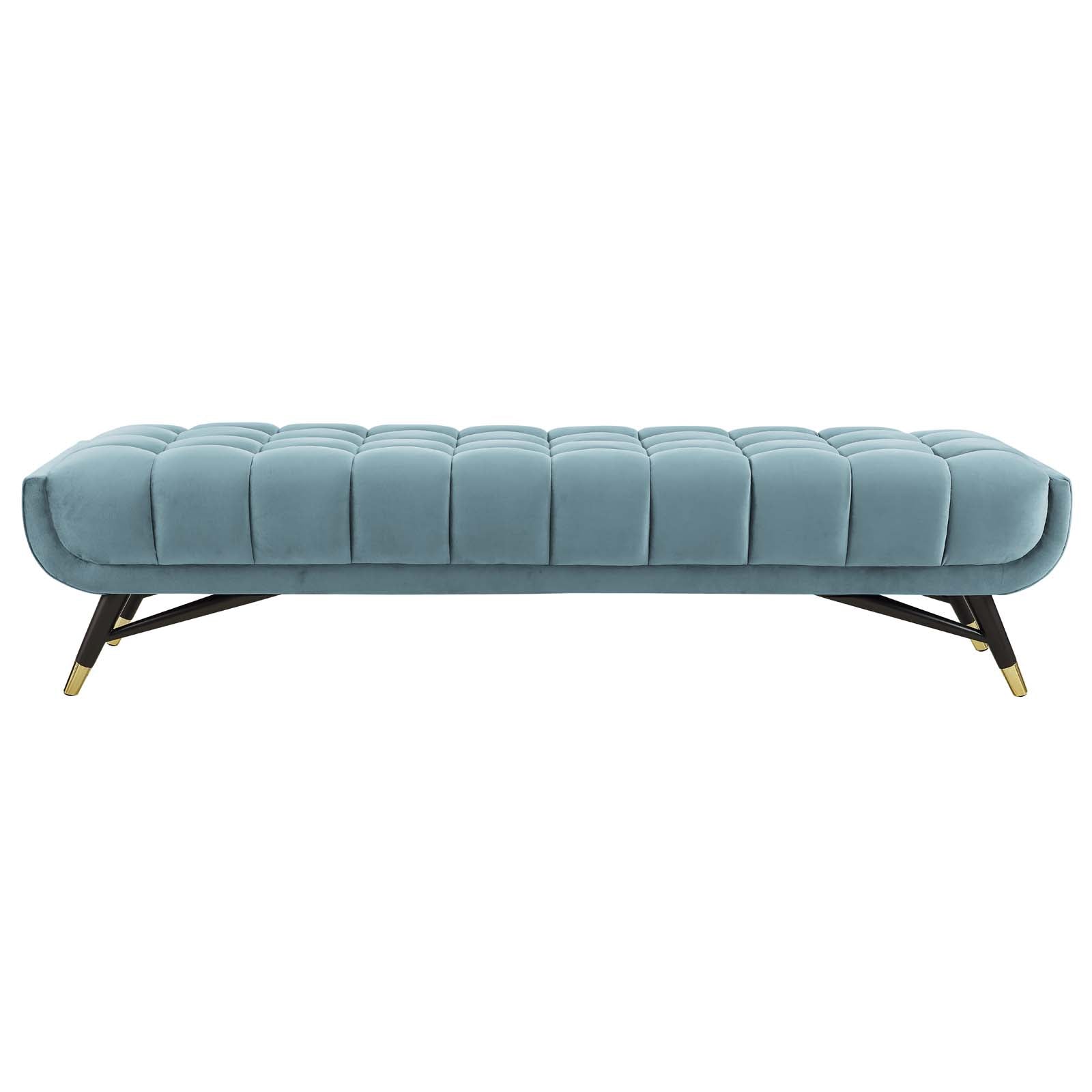 Adept Performance Velvet Bench - East Shore Modern Home Furnishings