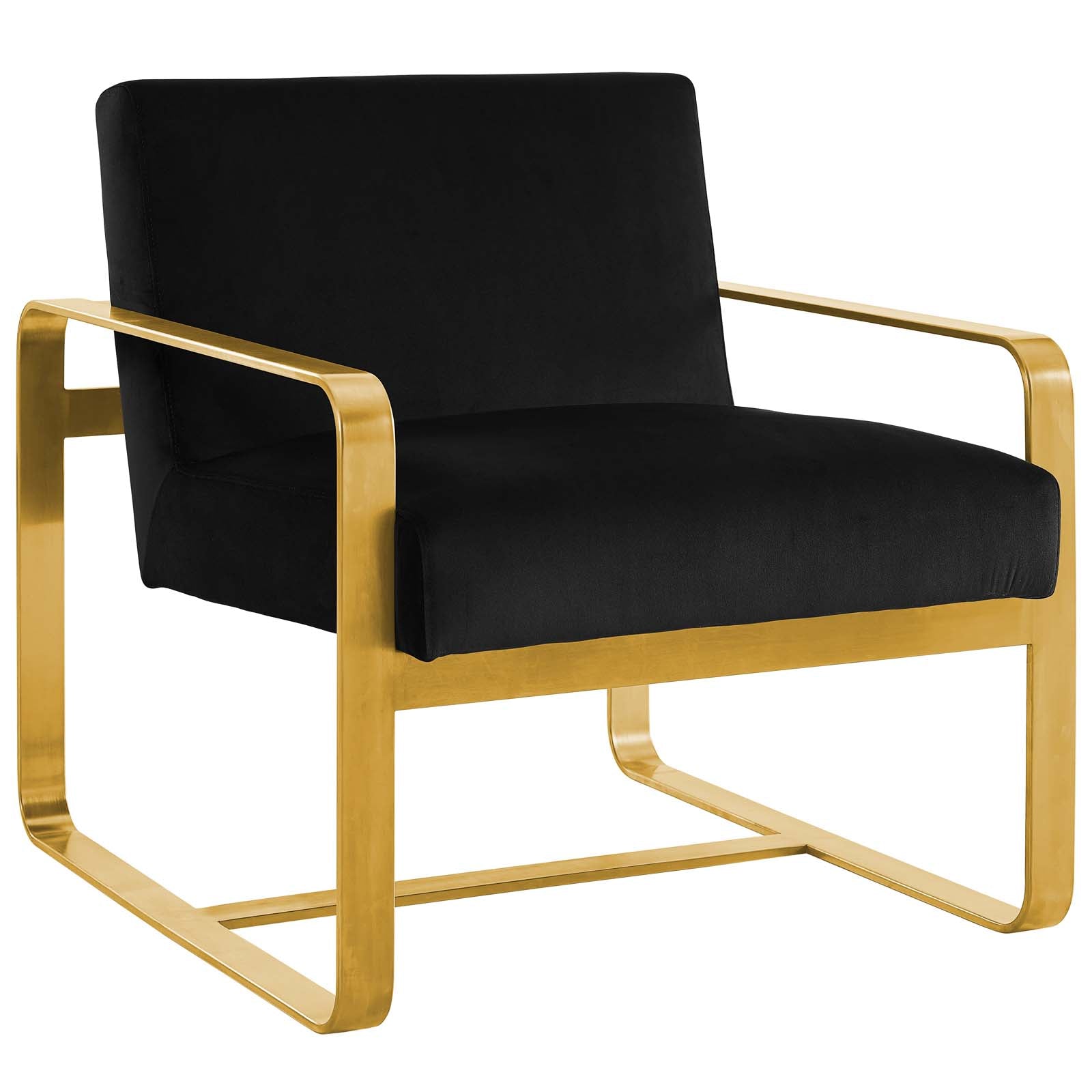 Astute Performance Velvet Armchair - East Shore Modern Home Furnishings