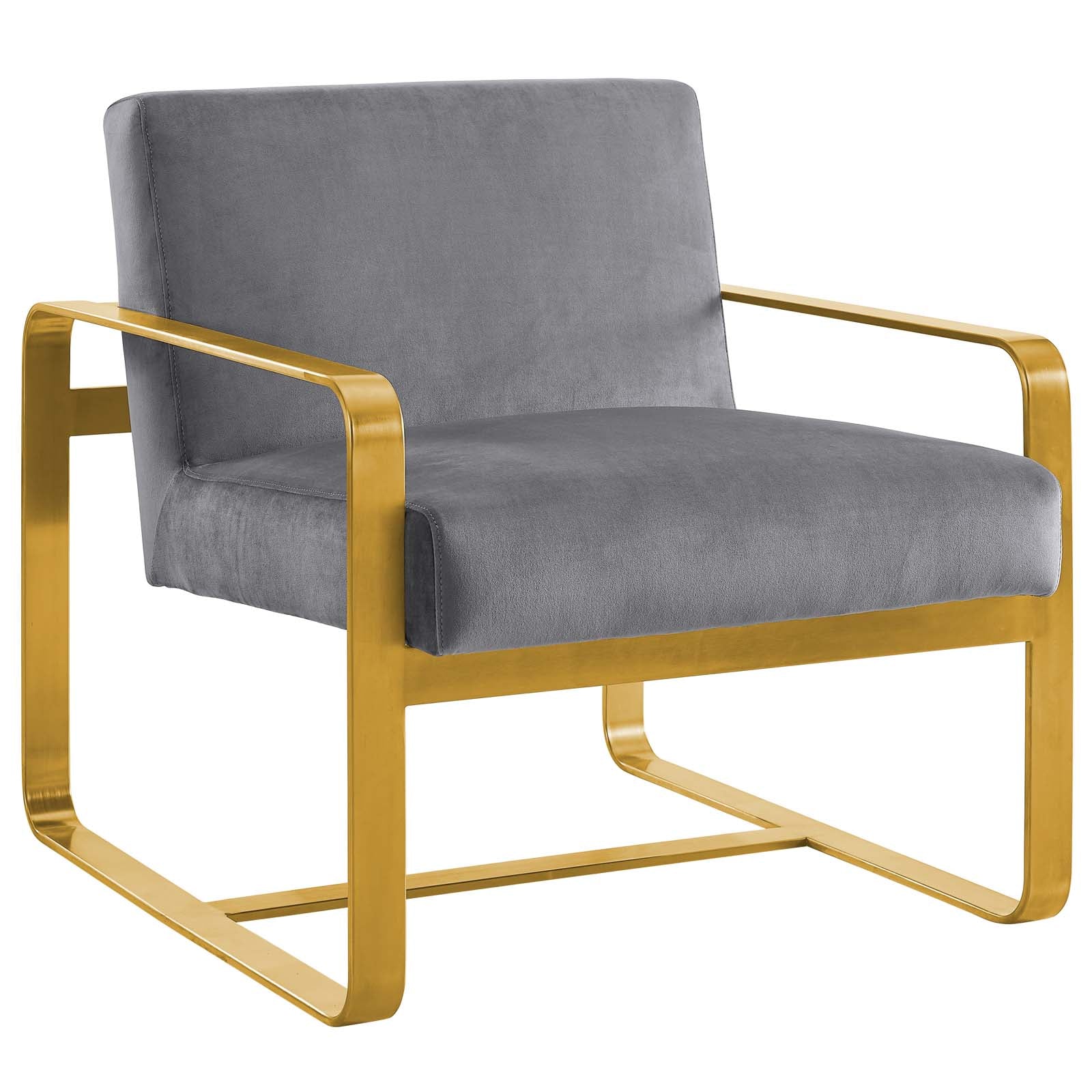 Astute Performance Velvet Armchair - East Shore Modern Home Furnishings