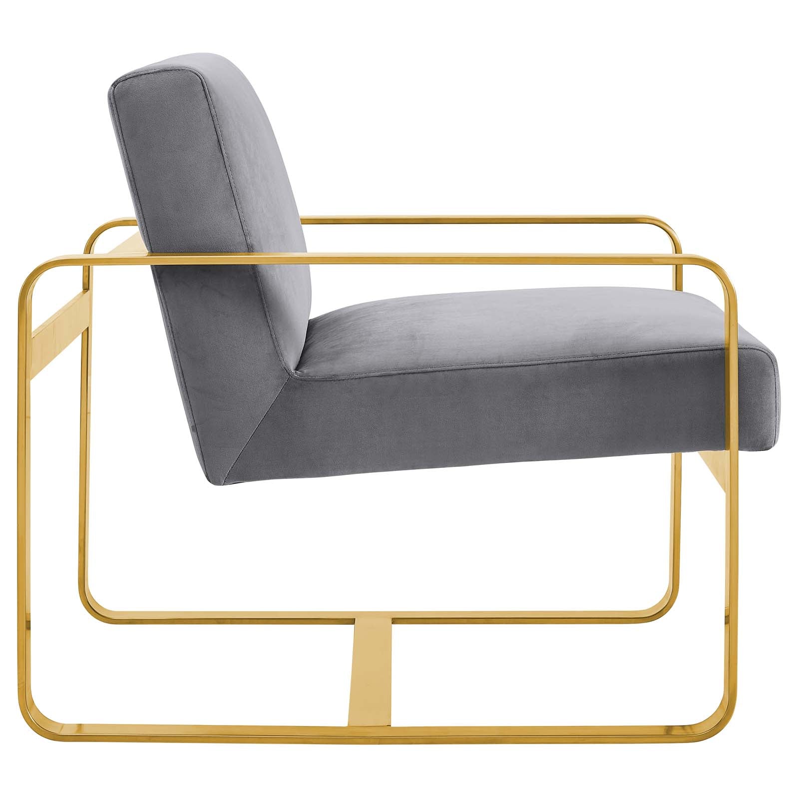 Astute Performance Velvet Armchair - East Shore Modern Home Furnishings