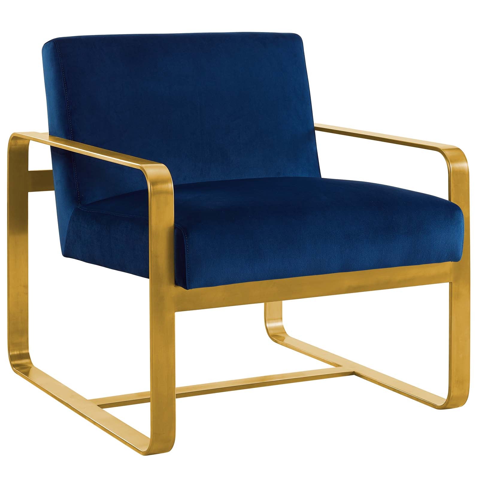Astute Performance Velvet Armchair - East Shore Modern Home Furnishings