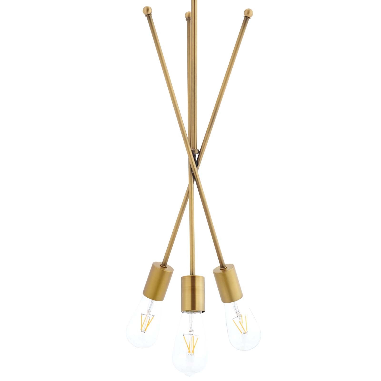 Strive Brass Pendant Chandelier - East Shore Modern Home Furnishings