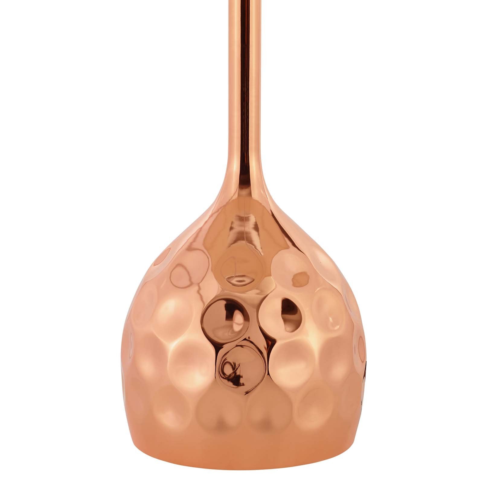 Dimple Rose Gold Table Lamp - East Shore Modern Home Furnishings