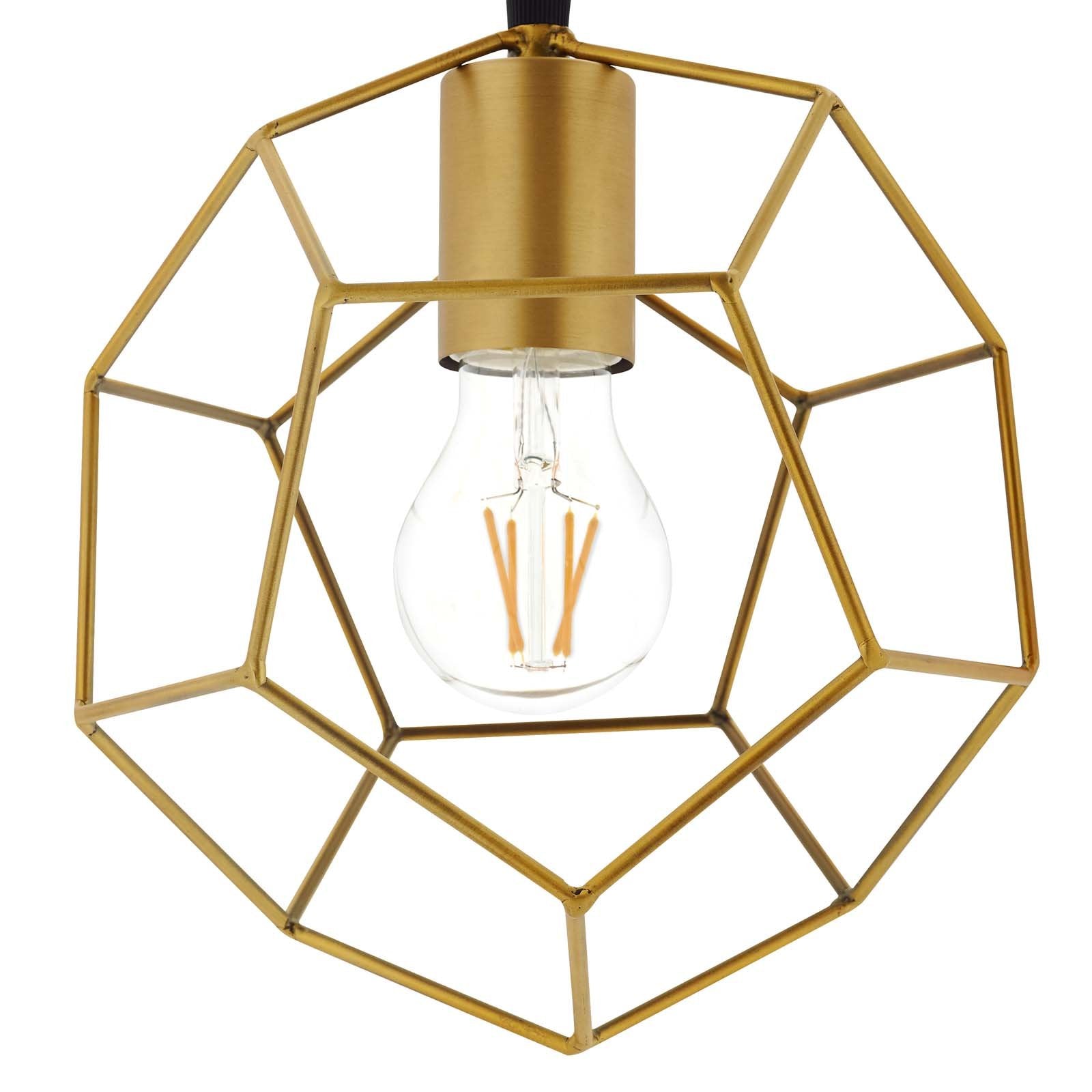 Pique Gold Metal Ceiling Fixture - East Shore Modern Home Furnishings