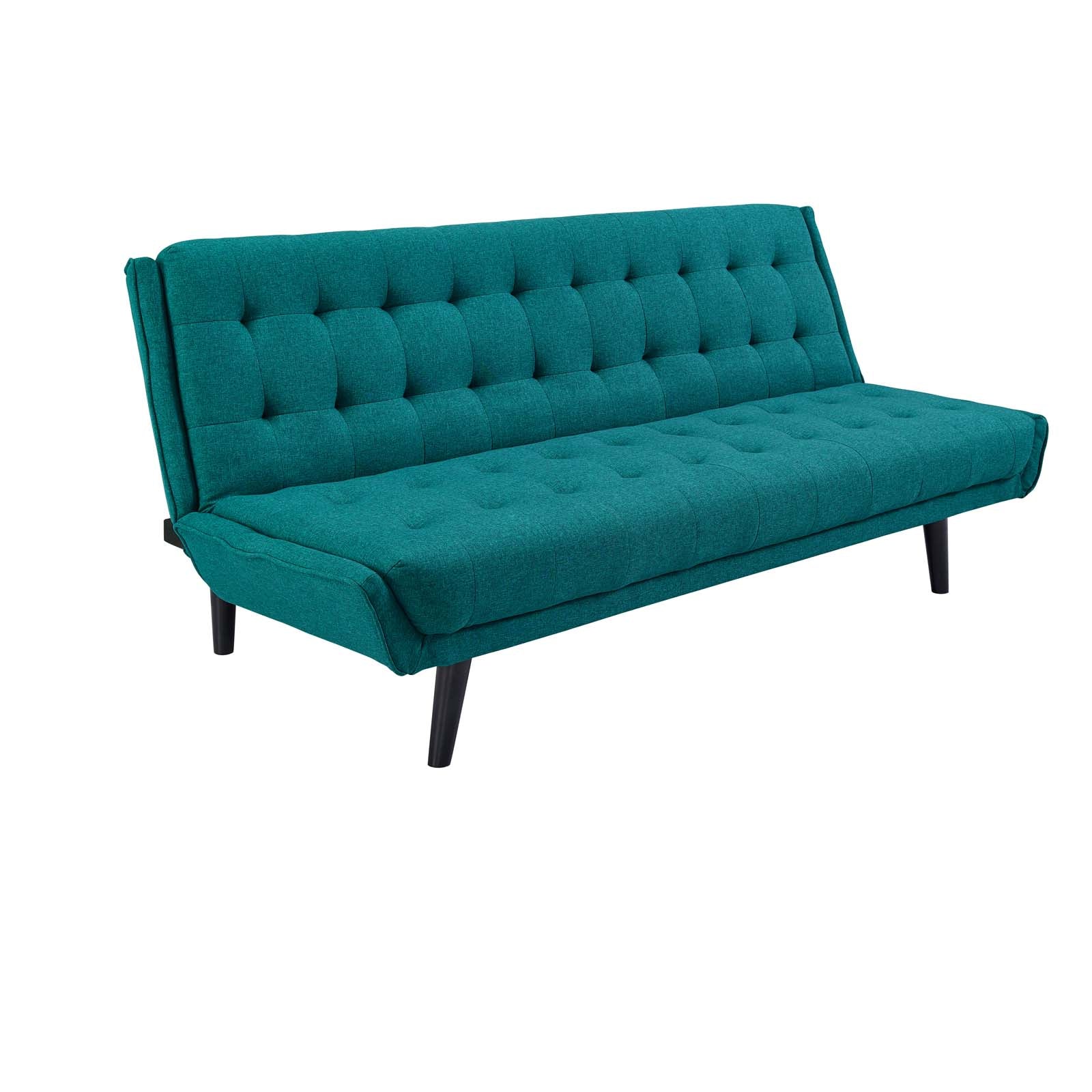 Glance Tufted Convertible Fabric Sofa Bed - East Shore Modern Home Furnishings