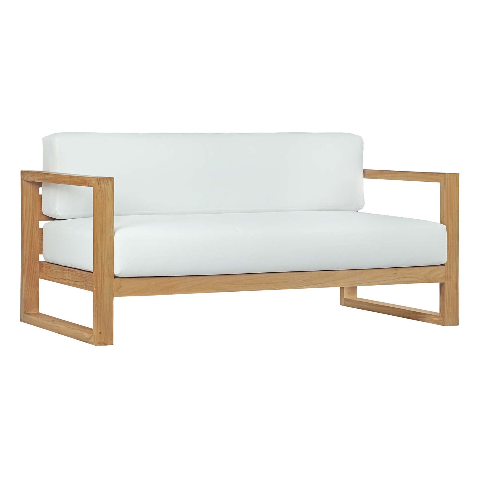 Upland 6 Piece Outdoor Patio Teak Set - East Shore Modern Home Furnishings