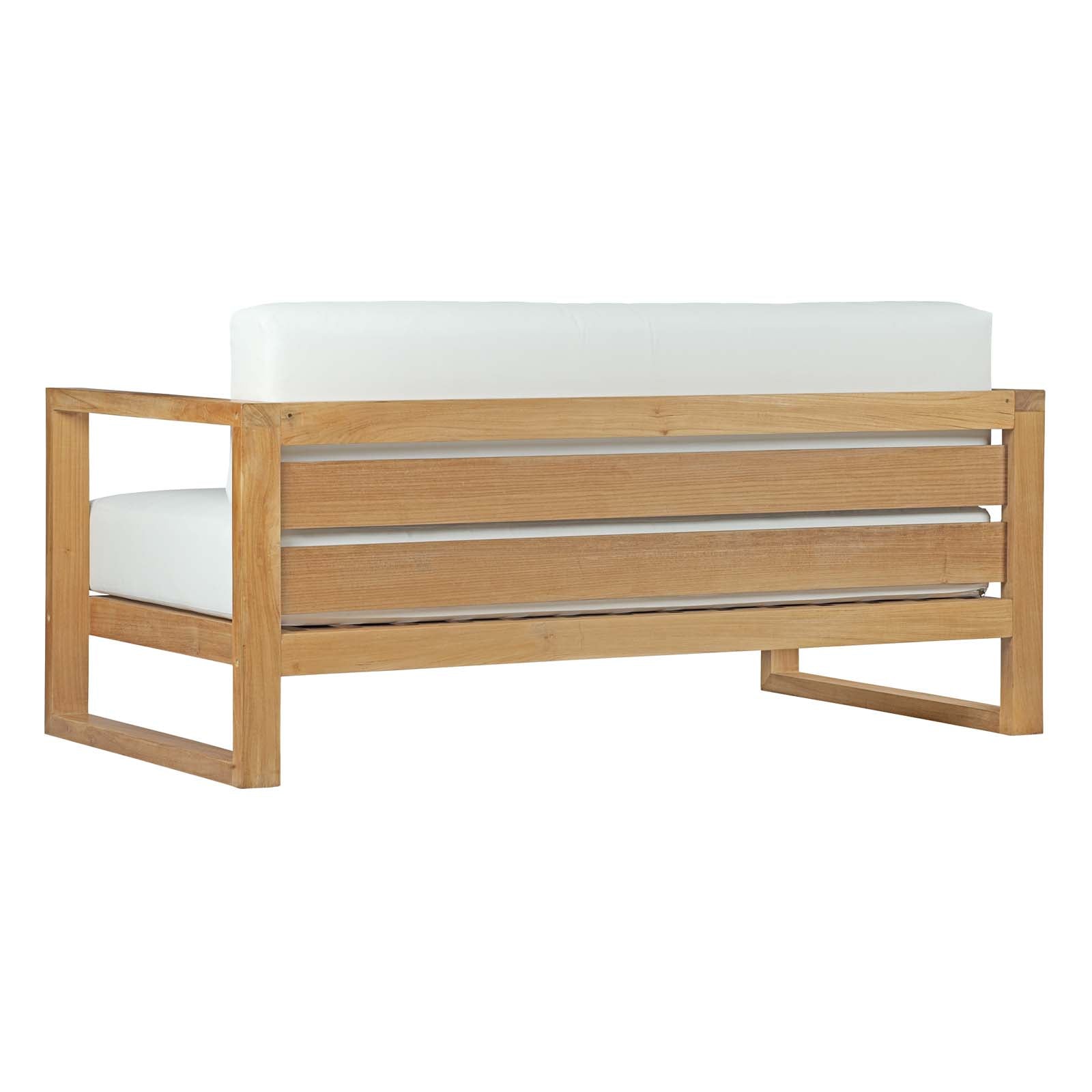 Upland 6 Piece Outdoor Patio Teak Set - East Shore Modern Home Furnishings