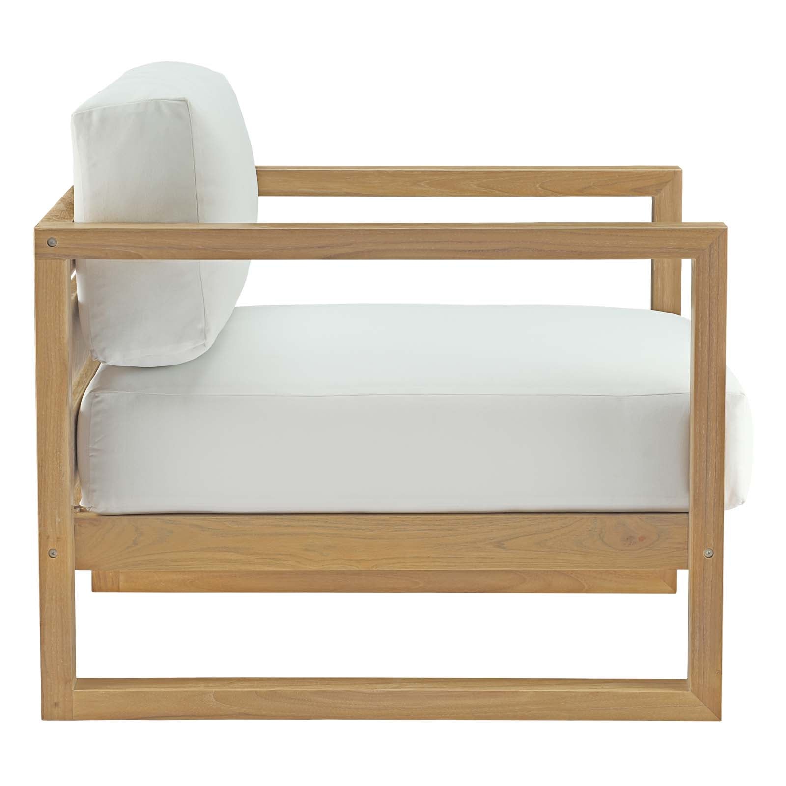 Upland 3 Piece Outdoor Patio Teak Set - East Shore Modern Home Furnishings