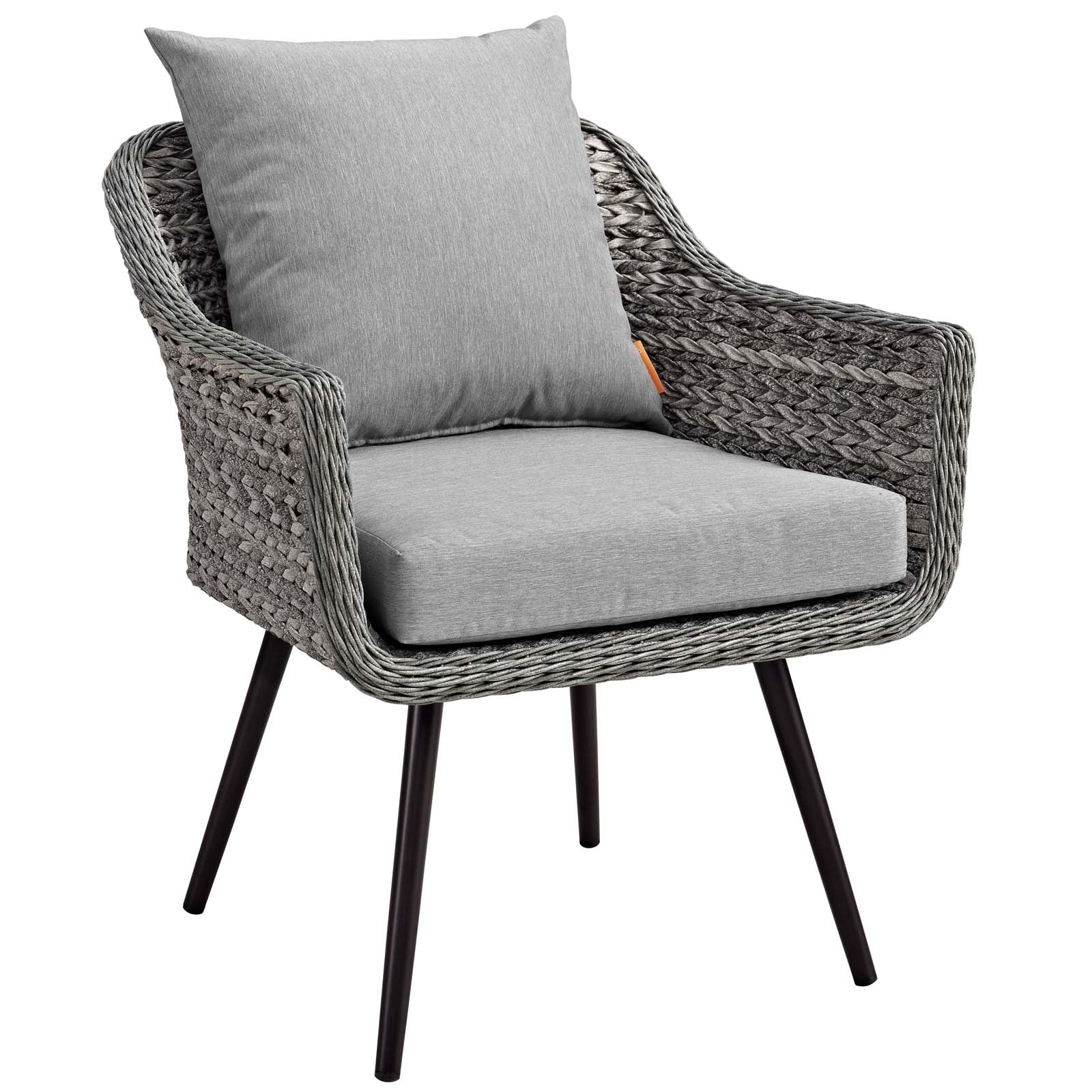 Endeavor 3 Piece Outdoor Patio Wicker Rattan Loveseat and Armchair Set - East Shore Modern Home Furnishings