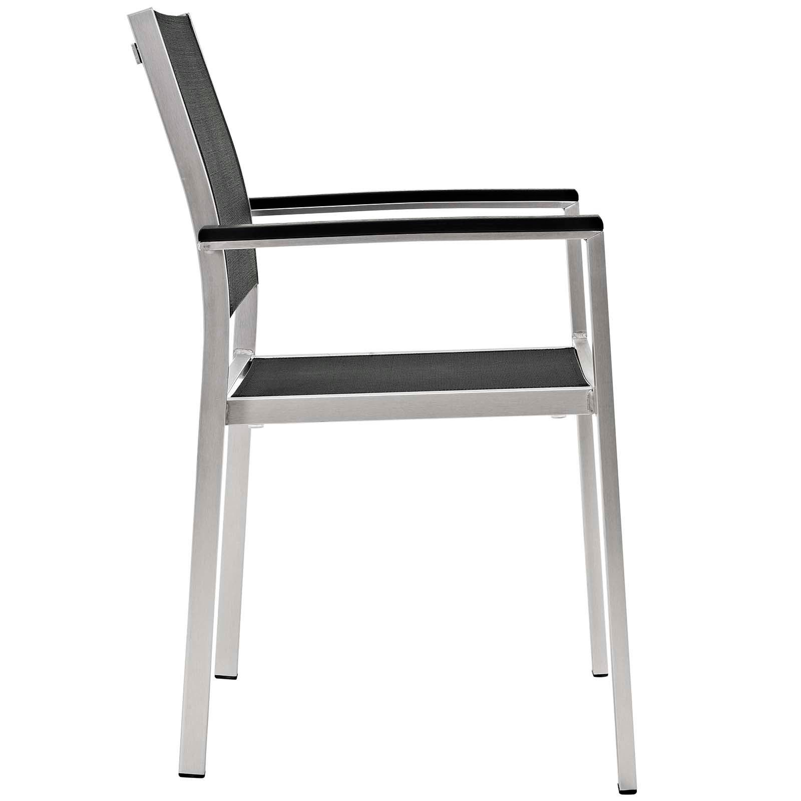 Shore 5 Piece Outdoor Patio Aluminum Outdoor Dining Set