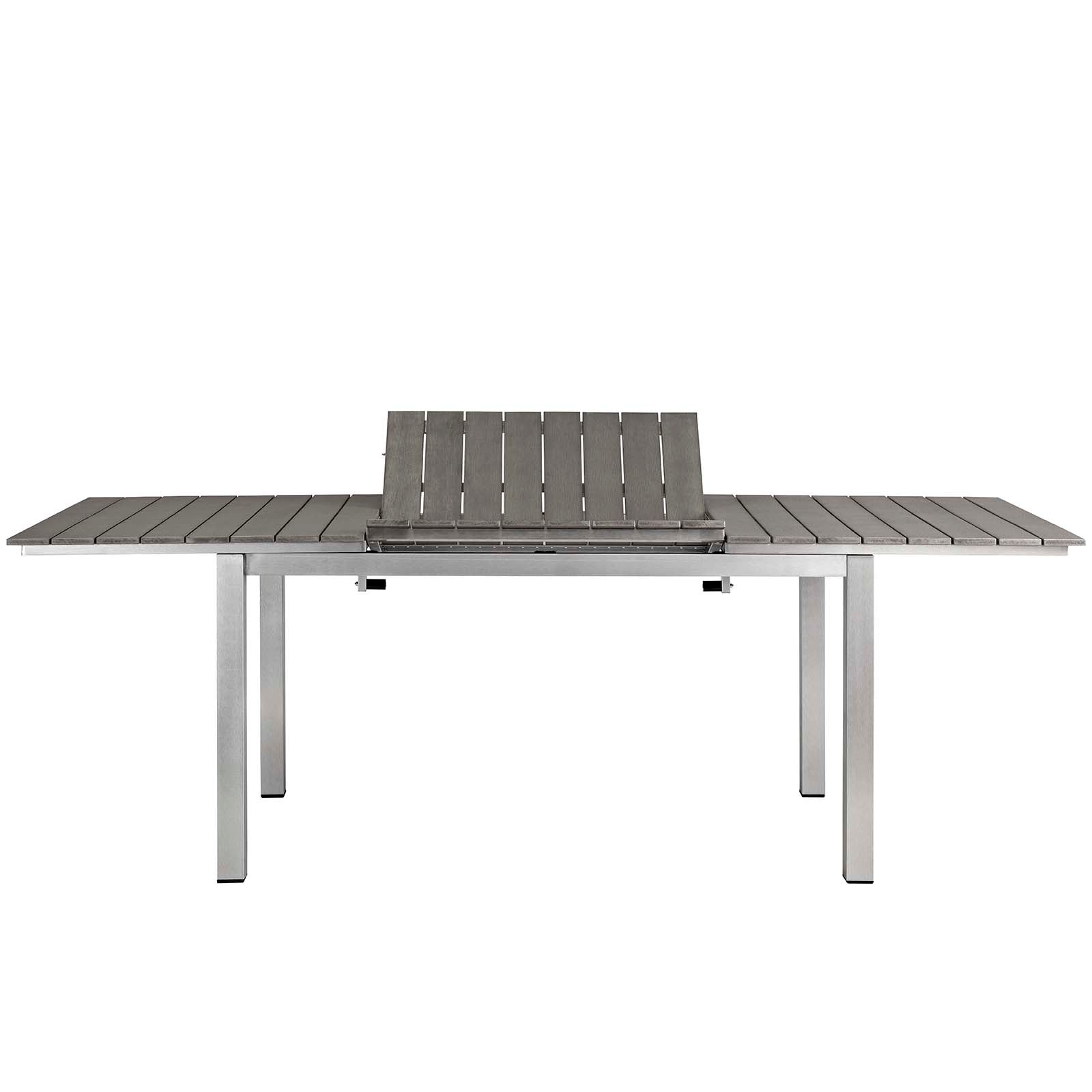 Shore 5 Piece Outdoor Patio Aluminum Outdoor Dining Set - East Shore Modern Home Furnishings