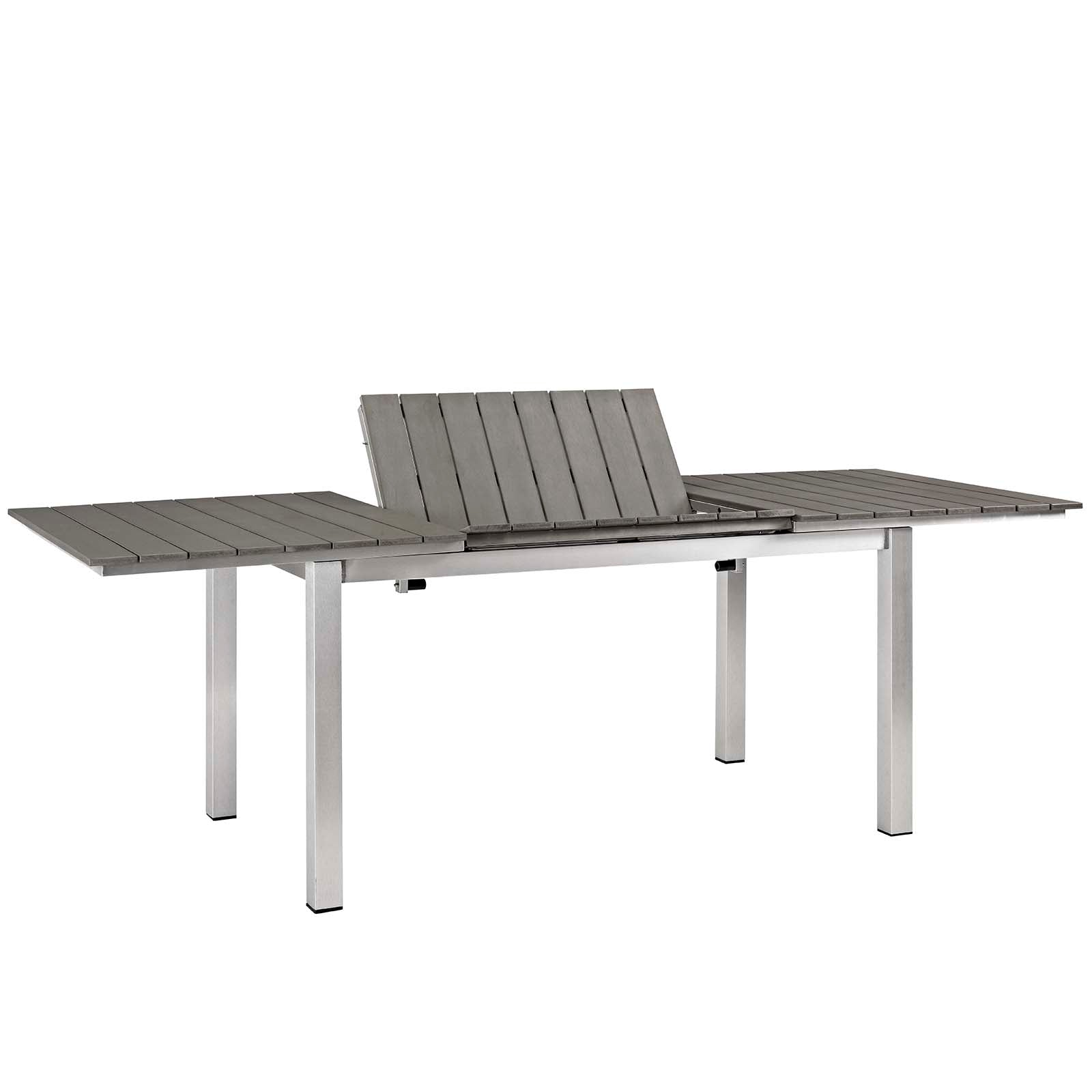 Shore 7 Piece Outdoor Patio Aluminum Outdoor Dining Set