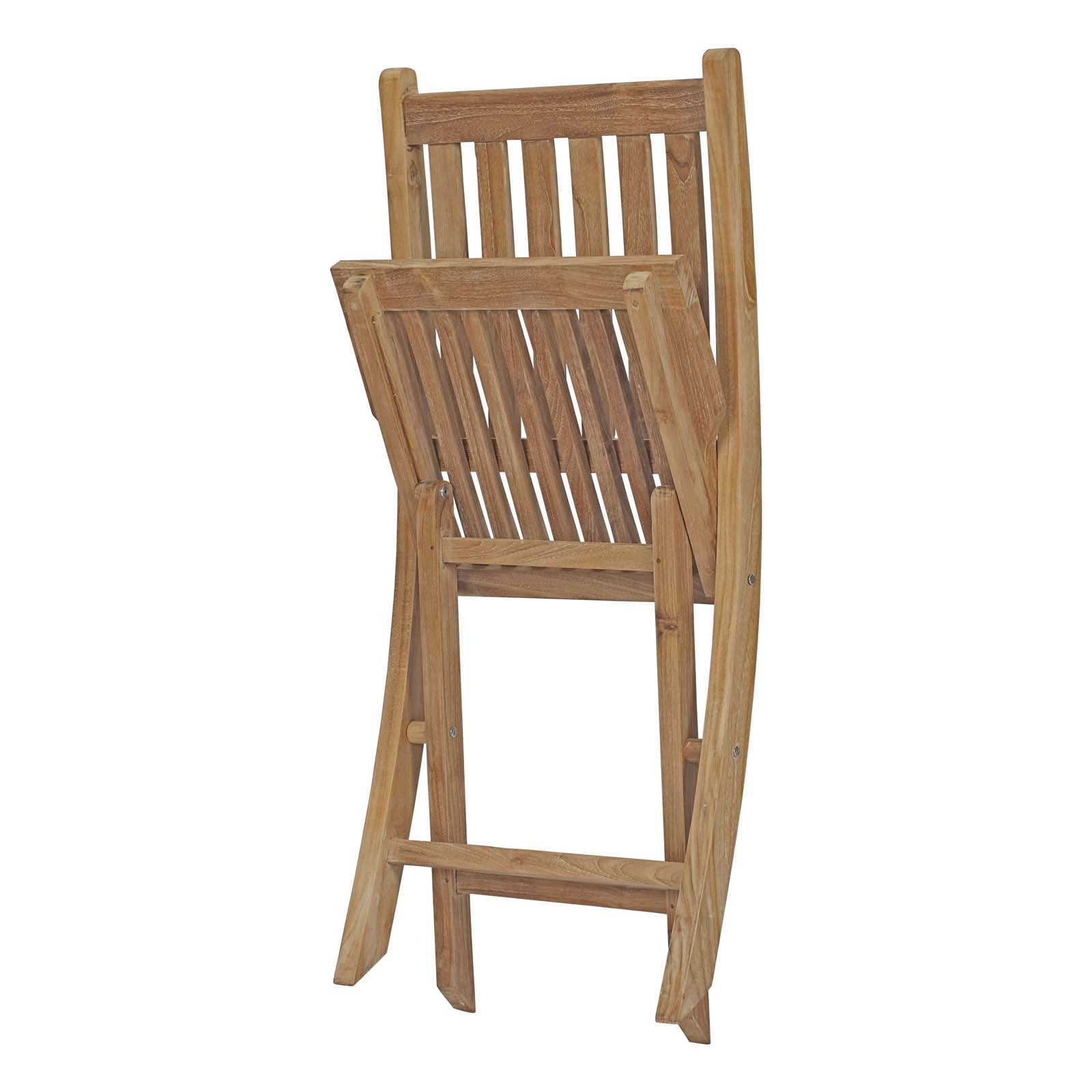 Marina 7 Piece Outdoor Patio Teak Outdoor Dining Set - East Shore Modern Home Furnishings