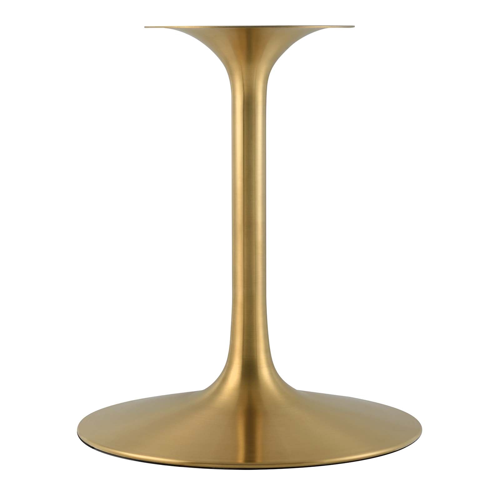 Lippa 40" Round Artificial Marble Dining Table - East Shore Modern Home Furnishings