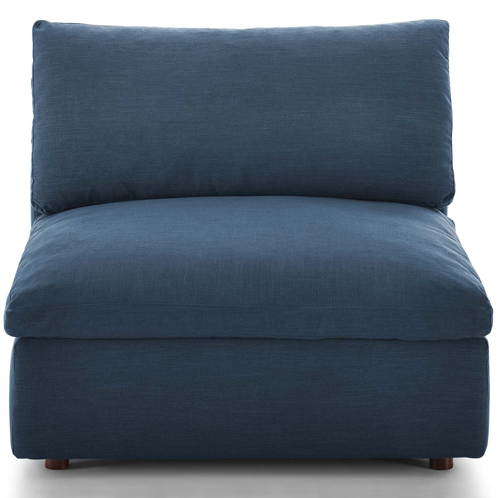 Commix Down Filled Overstuffed Armless Chair