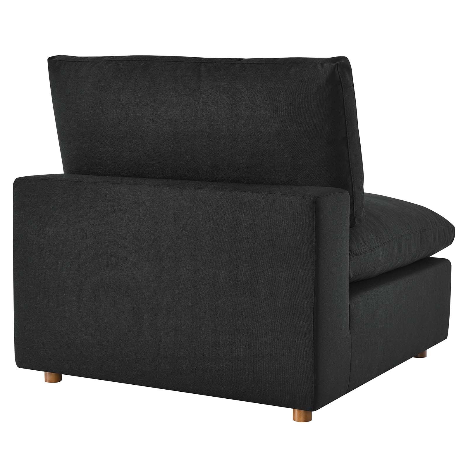 Commix Down Filled Overstuffed Armless Chair - East Shore Modern Home Furnishings