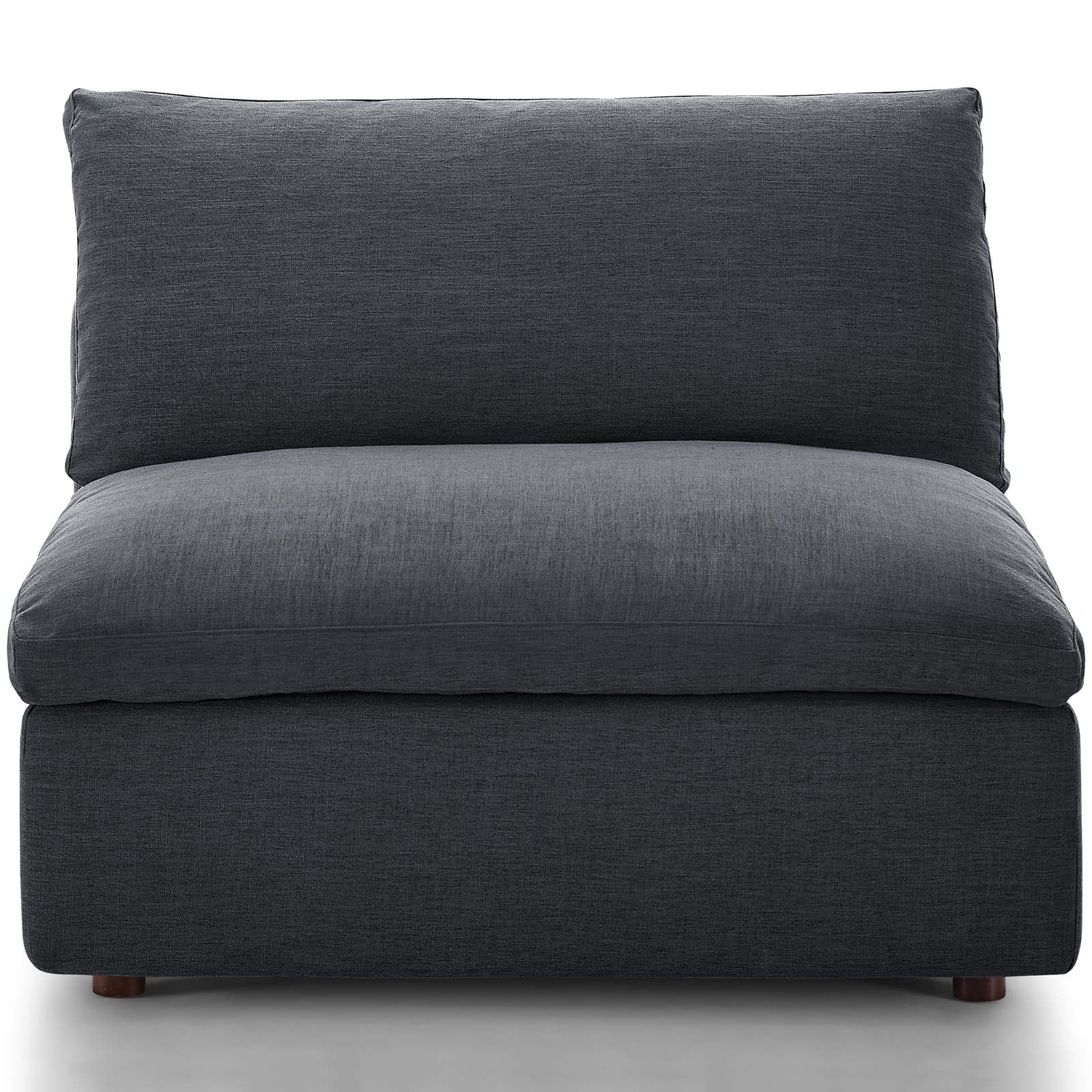 Commix Down Filled Overstuffed Armless Chair