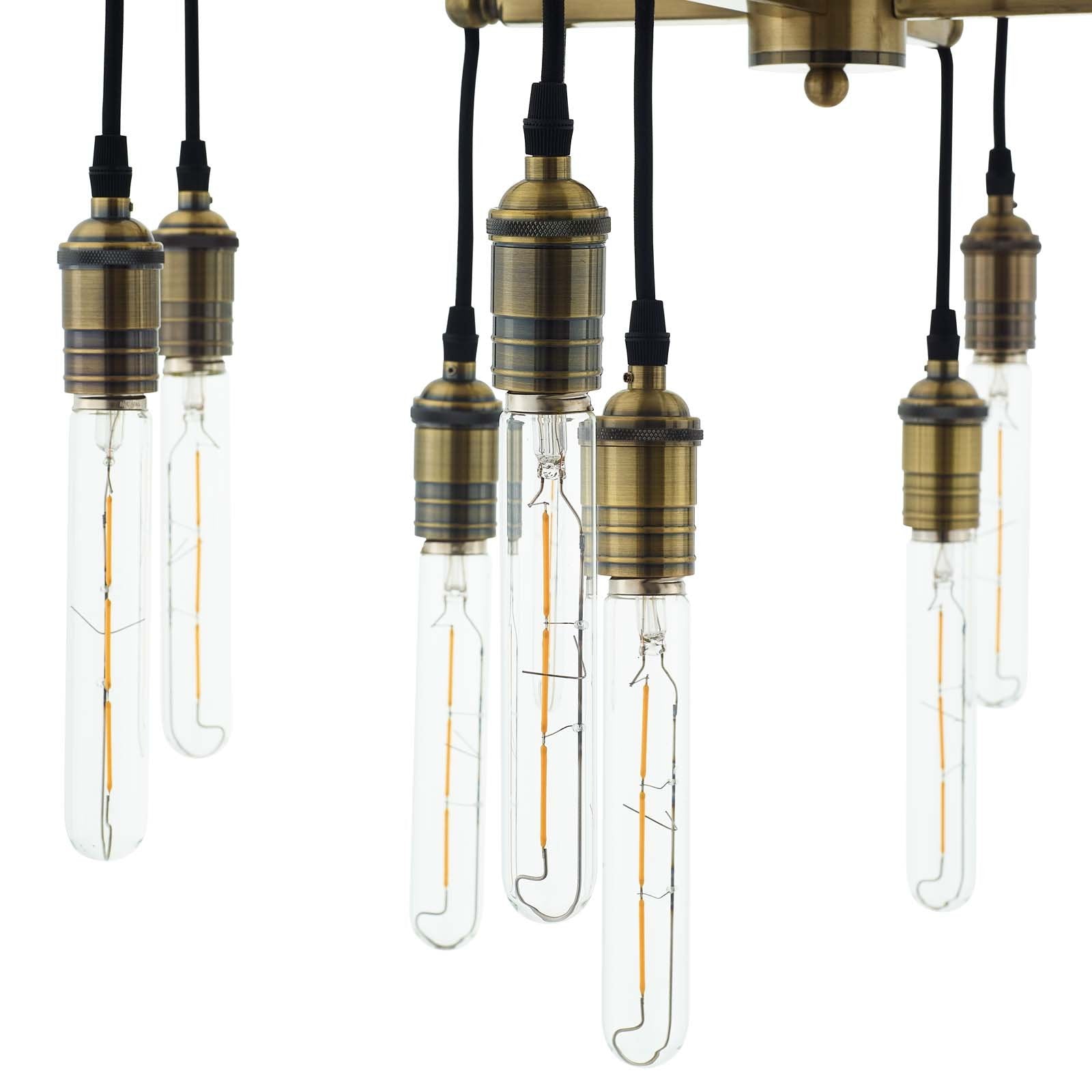 Resolve Antique Brass Ceiling Light Pendant Chandelier - East Shore Modern Home Furnishings