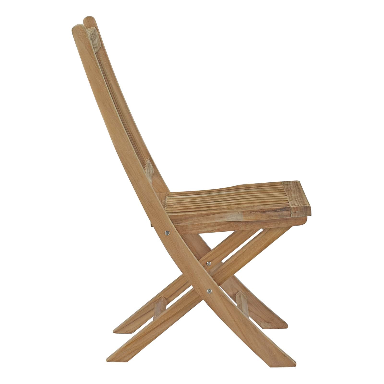 Marina 7 Piece Outdoor Patio Teak Outdoor Dining Set - East Shore Modern Home Furnishings