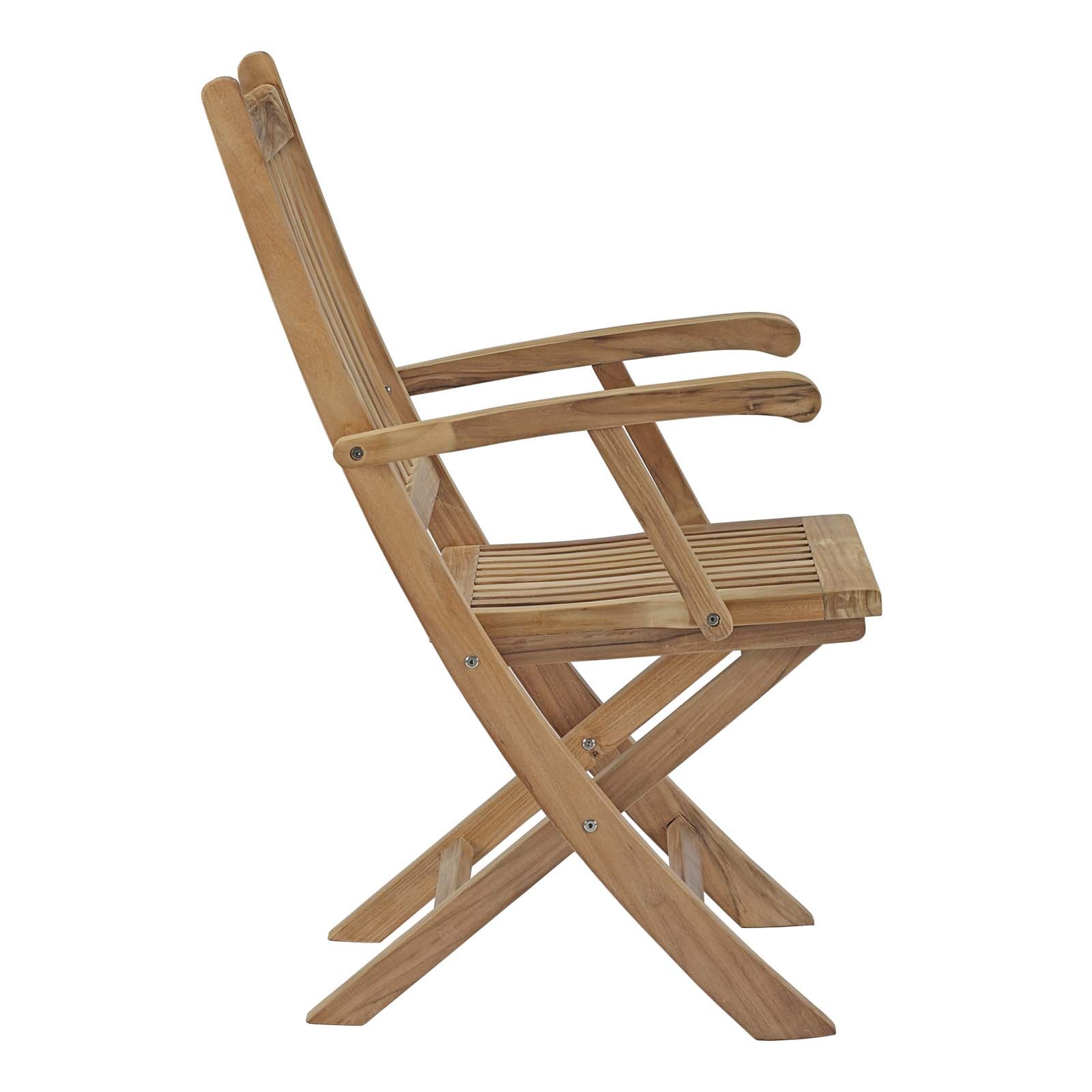 Marina 7 Piece Outdoor Patio Teak Outdoor Dining Set