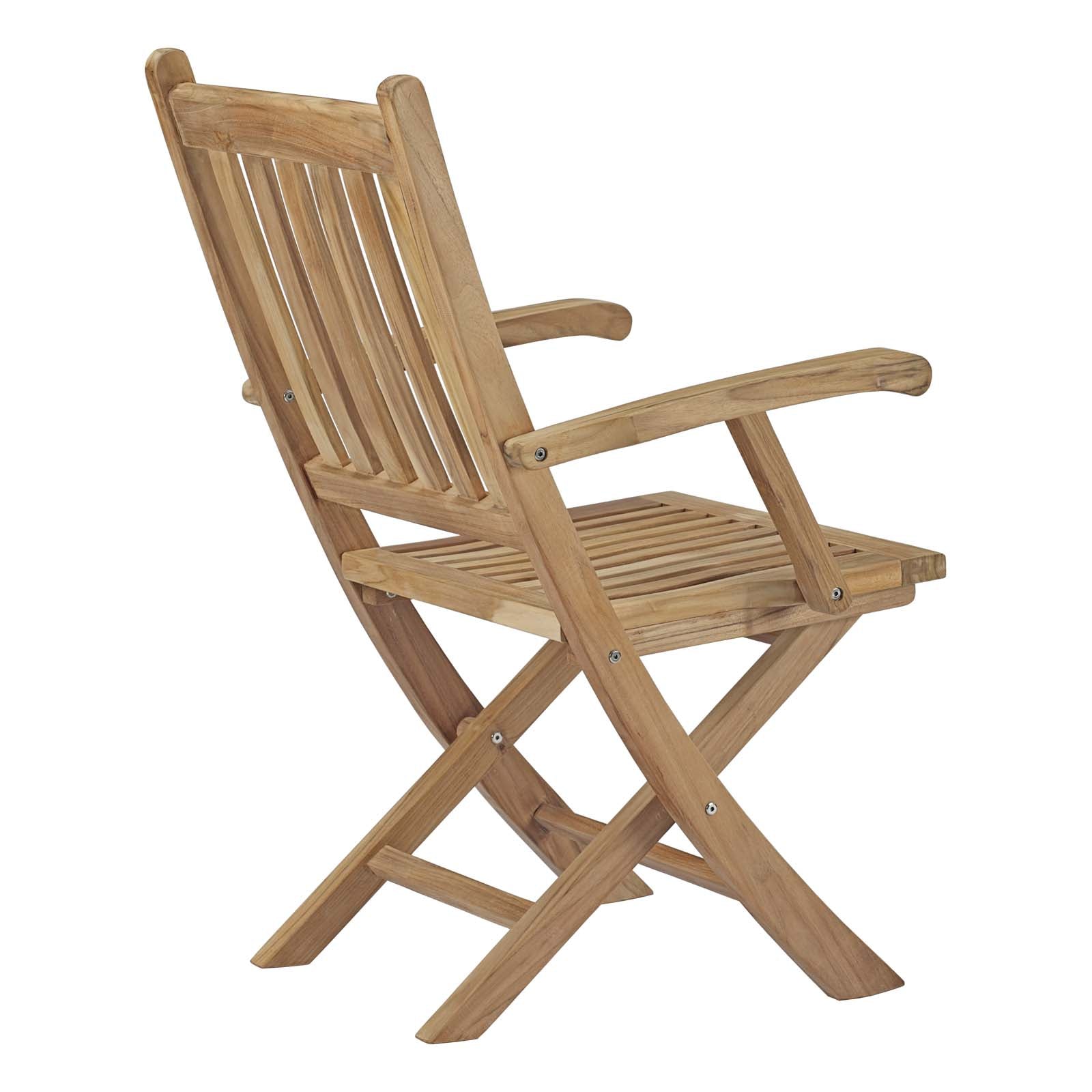 Marina 7 Piece Outdoor Patio Teak Outdoor Dining Set
