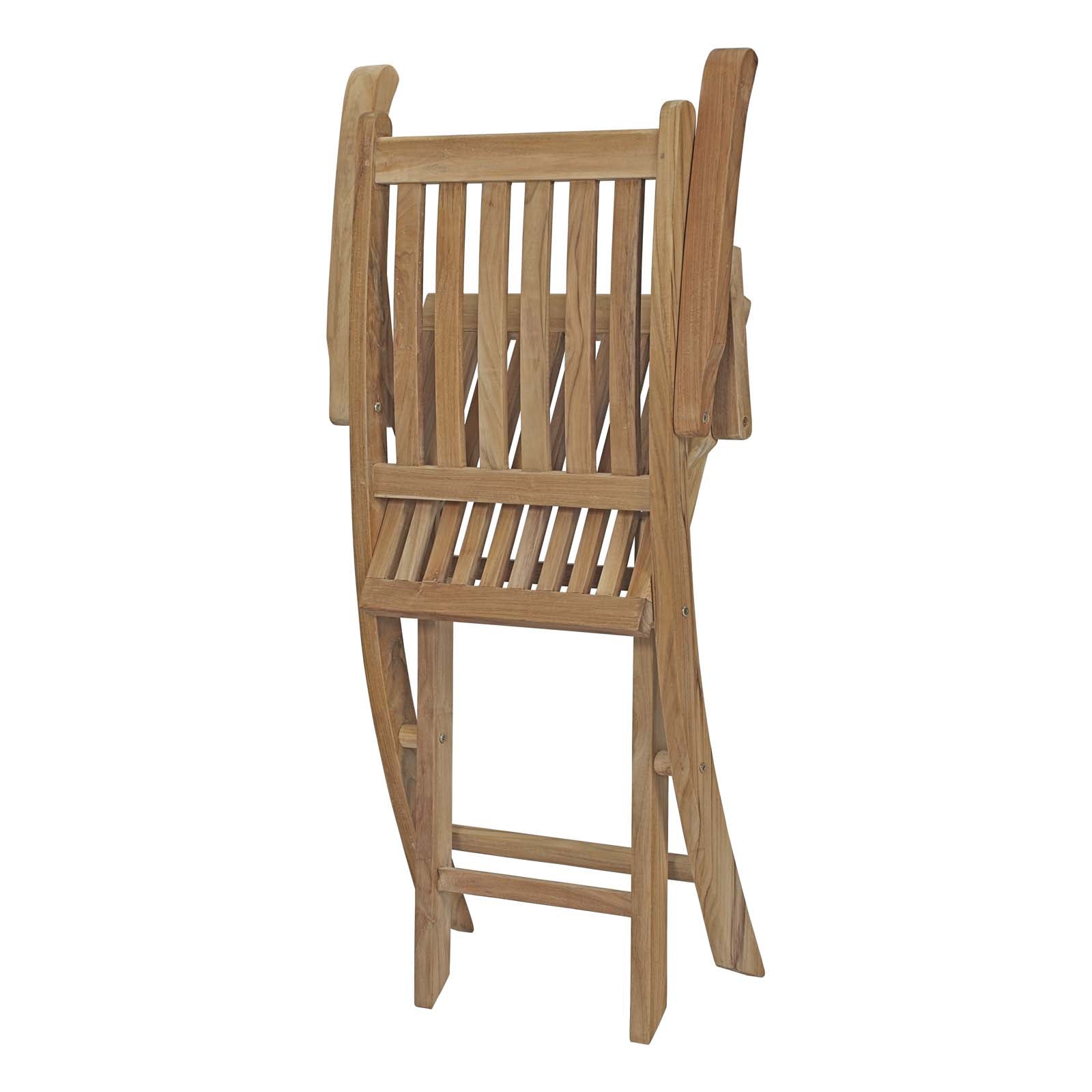 Marina 7 Piece Outdoor Patio Teak Outdoor Dining Set