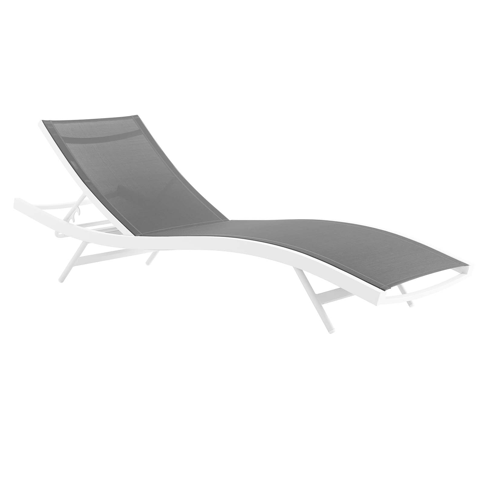 Glimpse Outdoor Patio Mesh Chaise Lounge Chair - East Shore Modern Home Furnishings