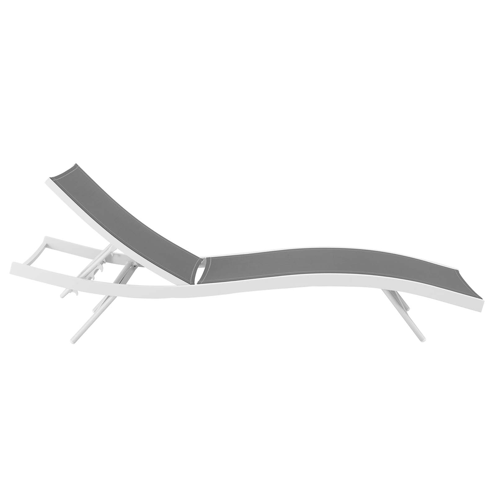 Glimpse Outdoor Patio Mesh Chaise Lounge Chair - East Shore Modern Home Furnishings