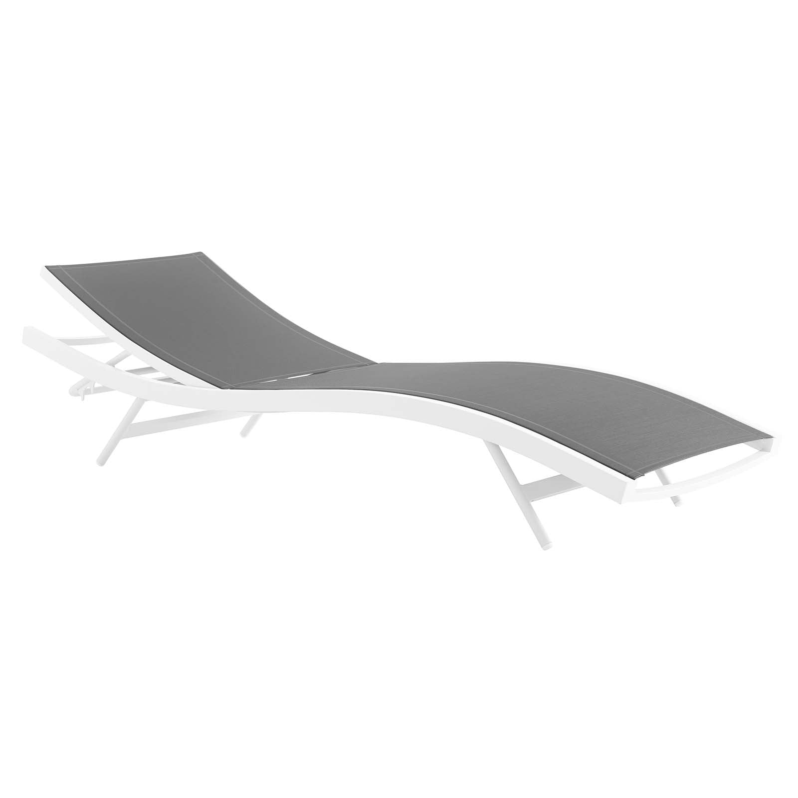 Glimpse Outdoor Patio Mesh Chaise Lounge Chair - East Shore Modern Home Furnishings