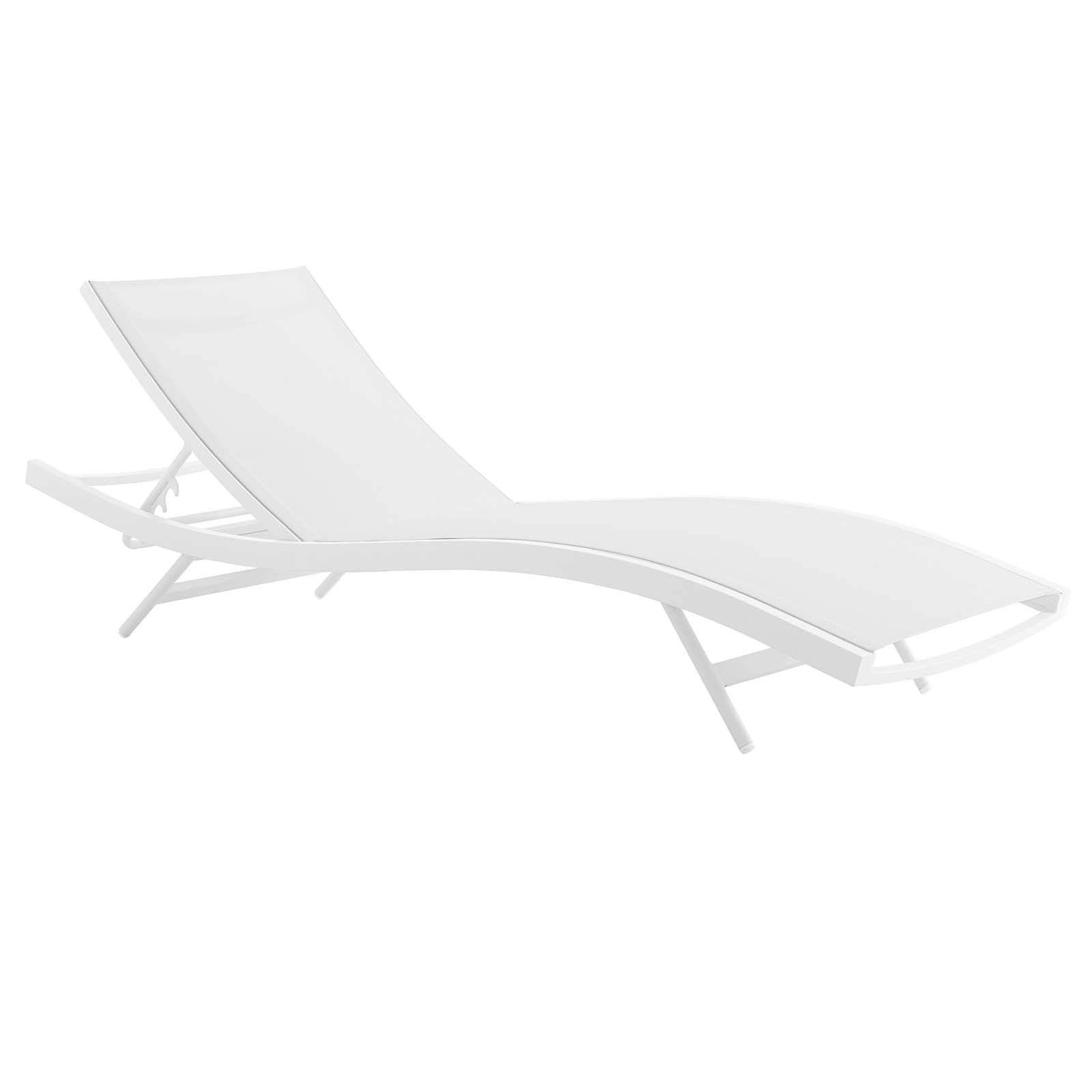 Glimpse Outdoor Patio Mesh Chaise Lounge Chair - East Shore Modern Home Furnishings