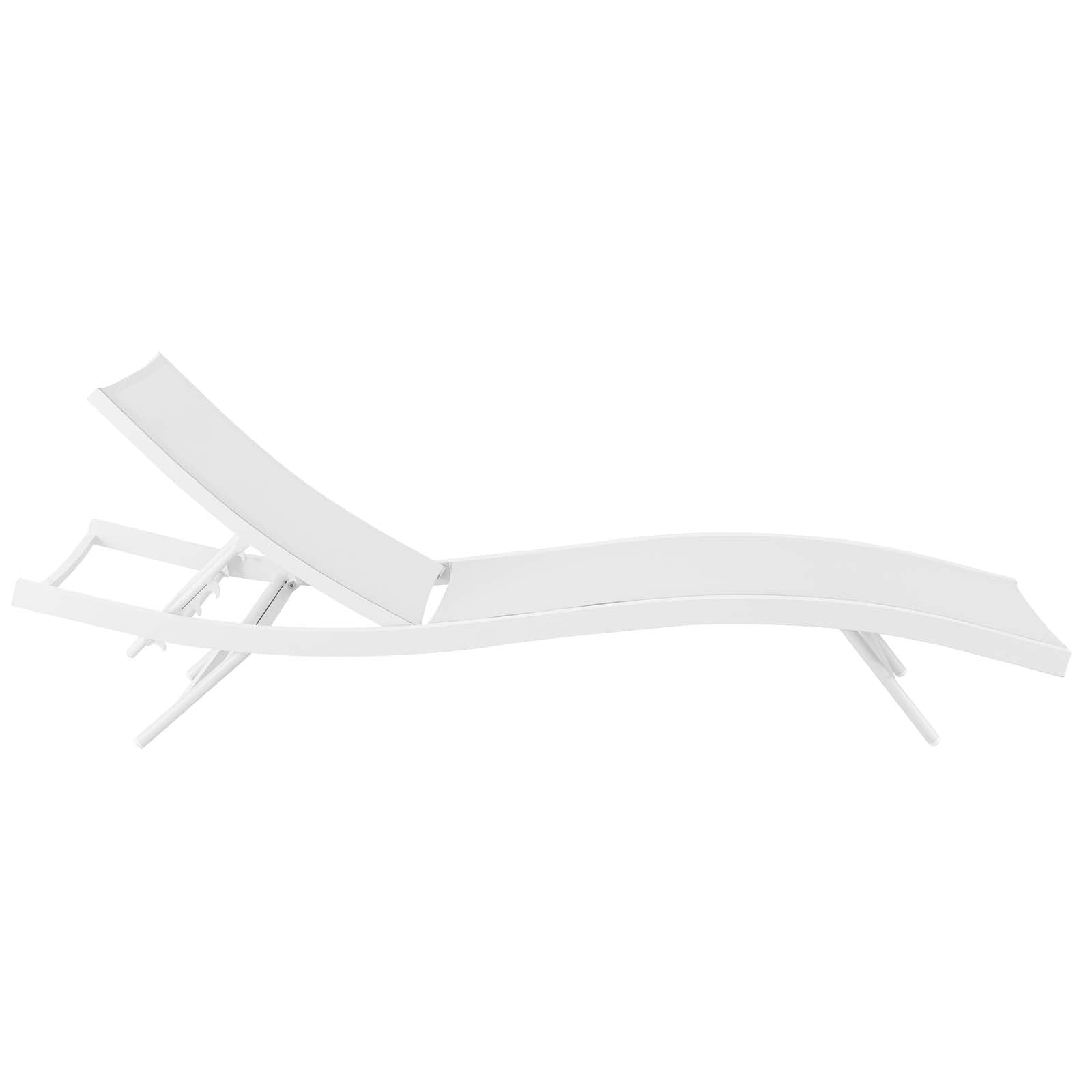 Glimpse Outdoor Patio Mesh Chaise Lounge Chair - East Shore Modern Home Furnishings