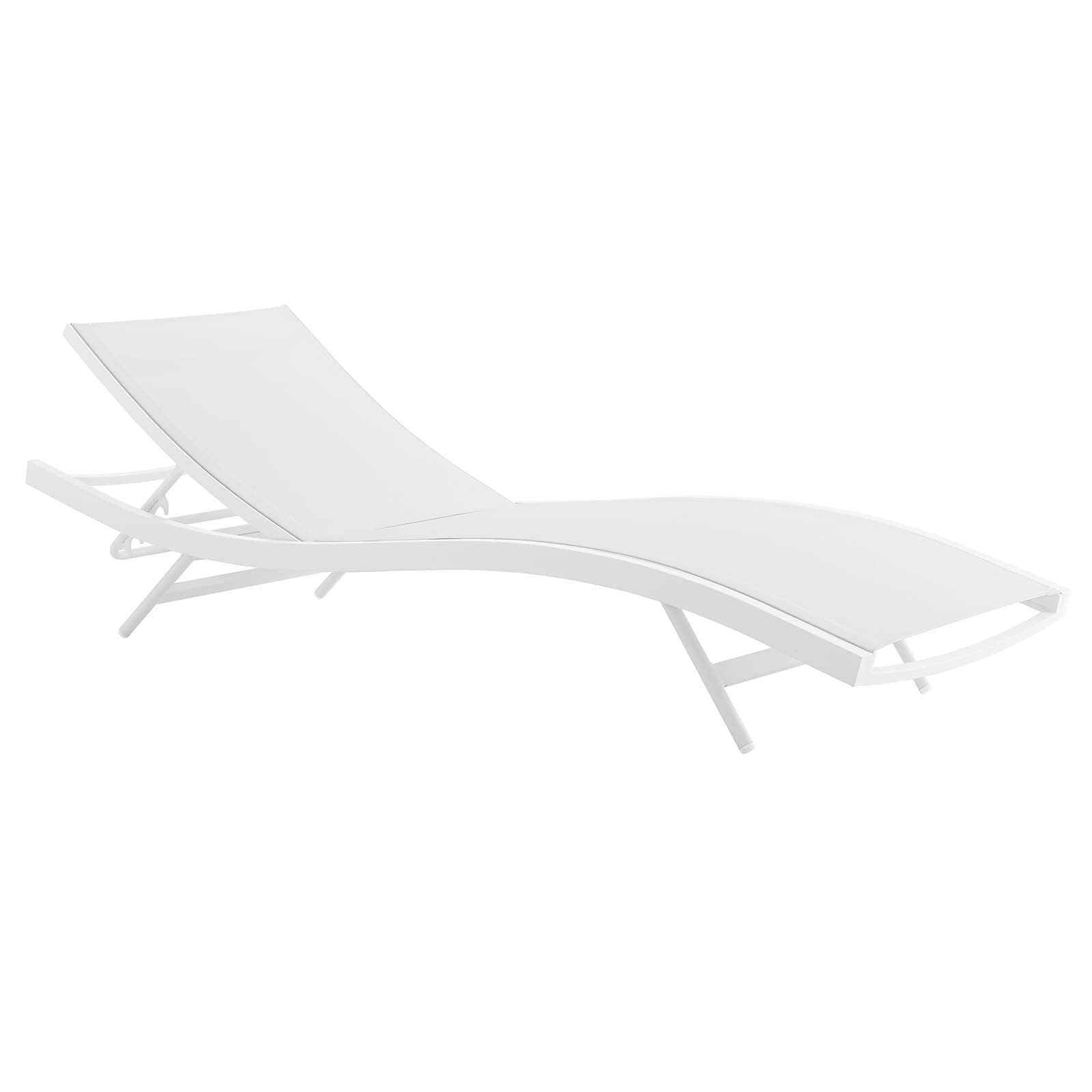 Glimpse Outdoor Patio Mesh Chaise Lounge Chair - East Shore Modern Home Furnishings