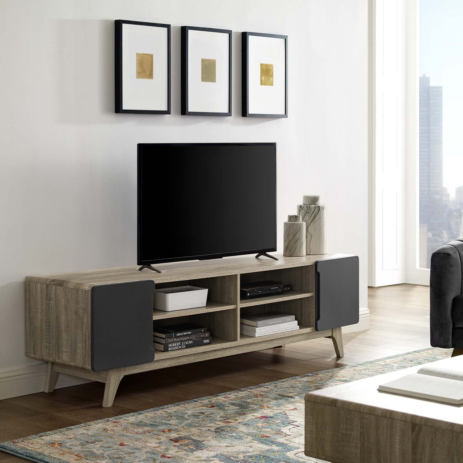 Tread 70" Media Console TV Stand - East Shore Modern Home Furnishings