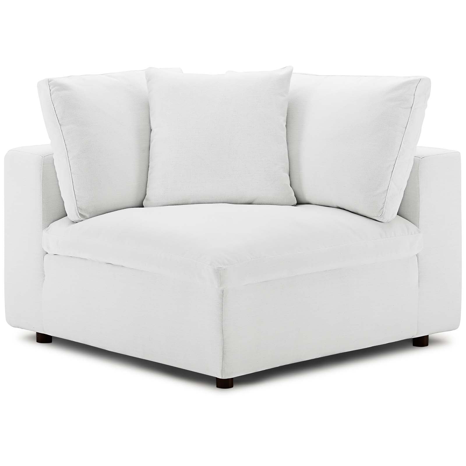 Commix Down Filled Overstuffed Corner Chair - East Shore Modern Home Furnishings